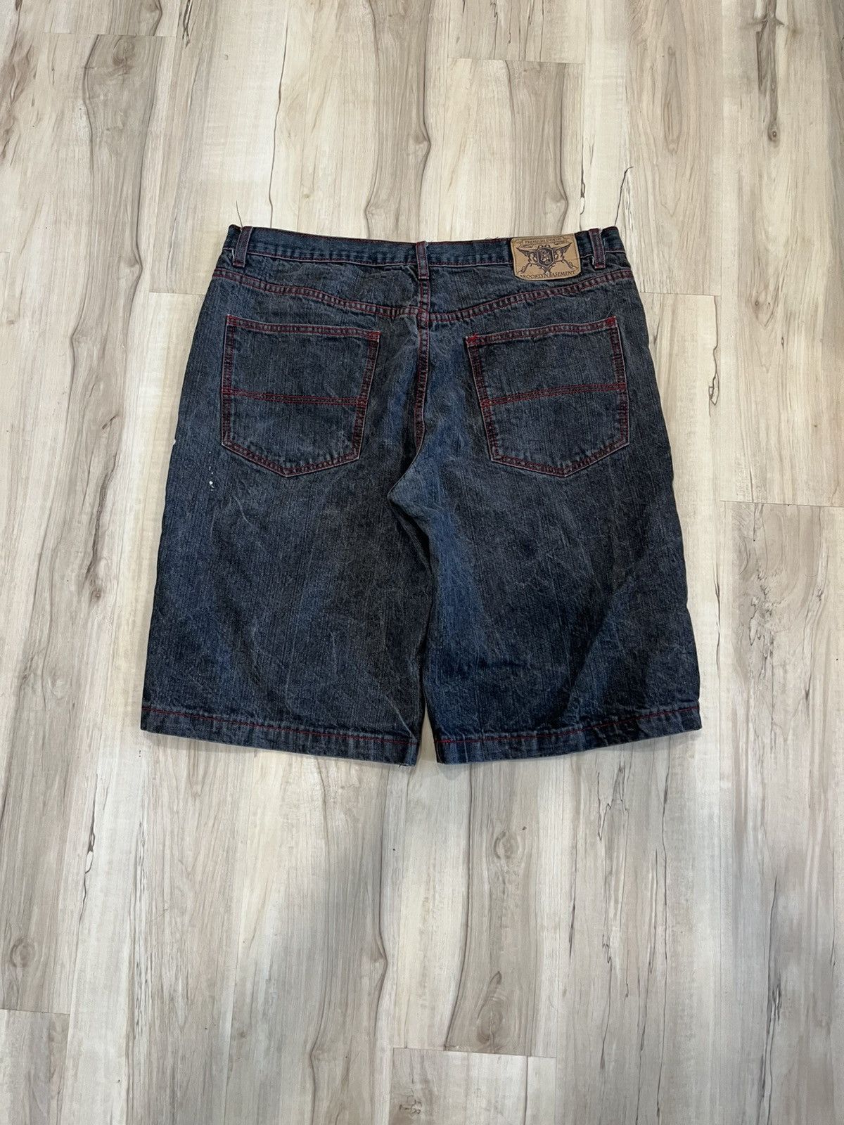 Vintage Y2K baggy denim shorts Size US 40 / EU 56 - 2 Thumbnail