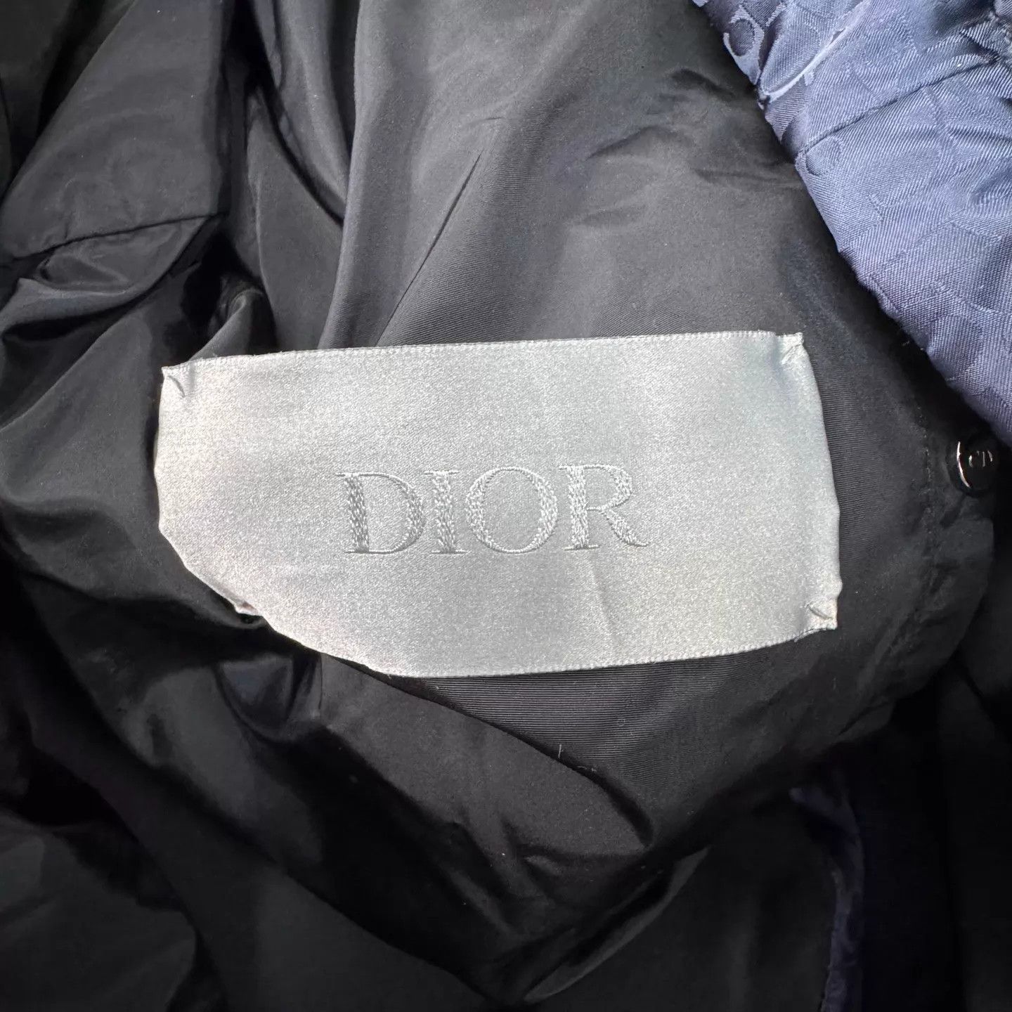 Dior Dior Navy Oblique Logo Patch Down Jacket 46 99 New Size US S / EU 44-46 / 1 - 6 Thumbnail