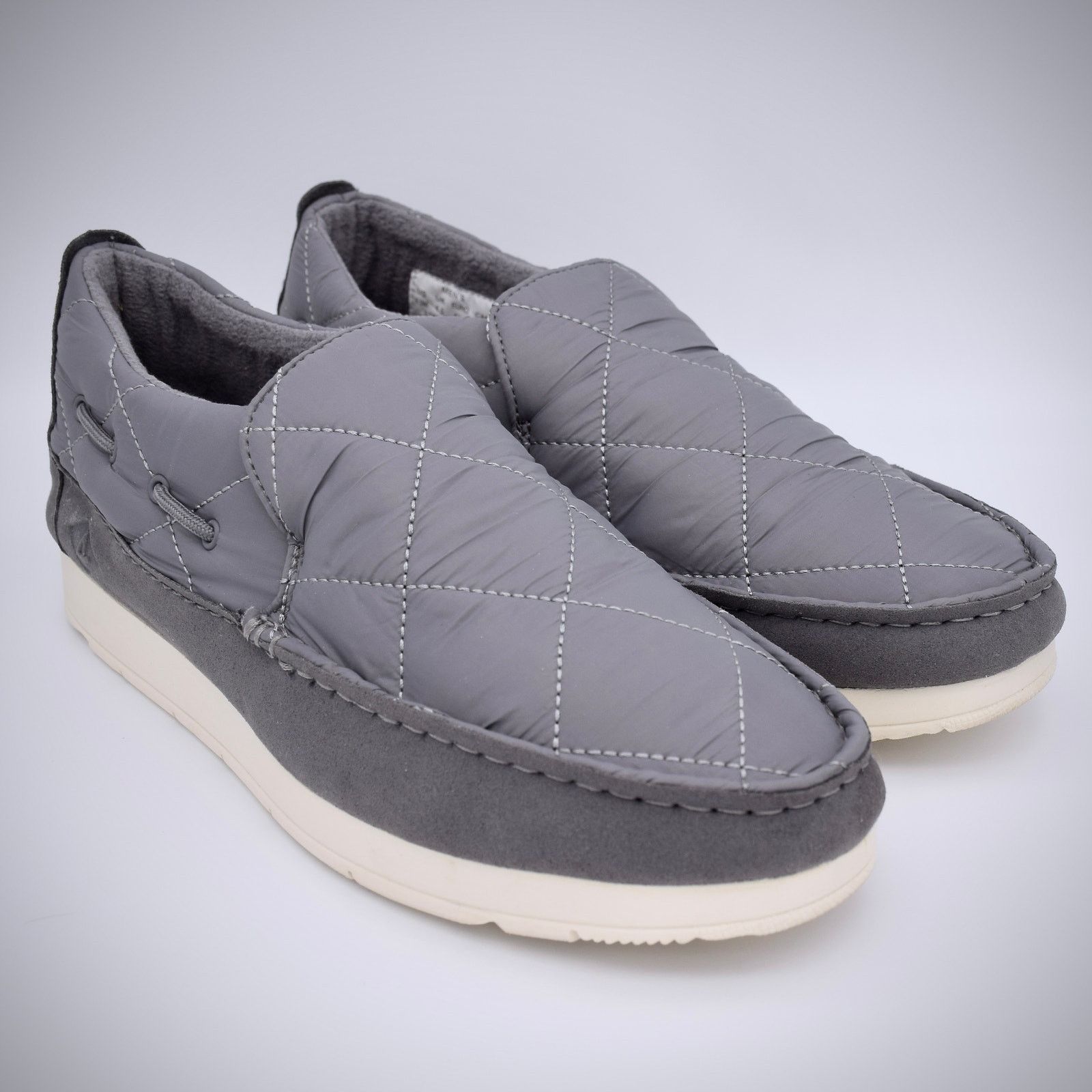 Sperry Sperry Quilted MocSider Slip On Shoes 9.5 Gray Nylon Size US 9.5 / EU 42-43 - 5 Thumbnail