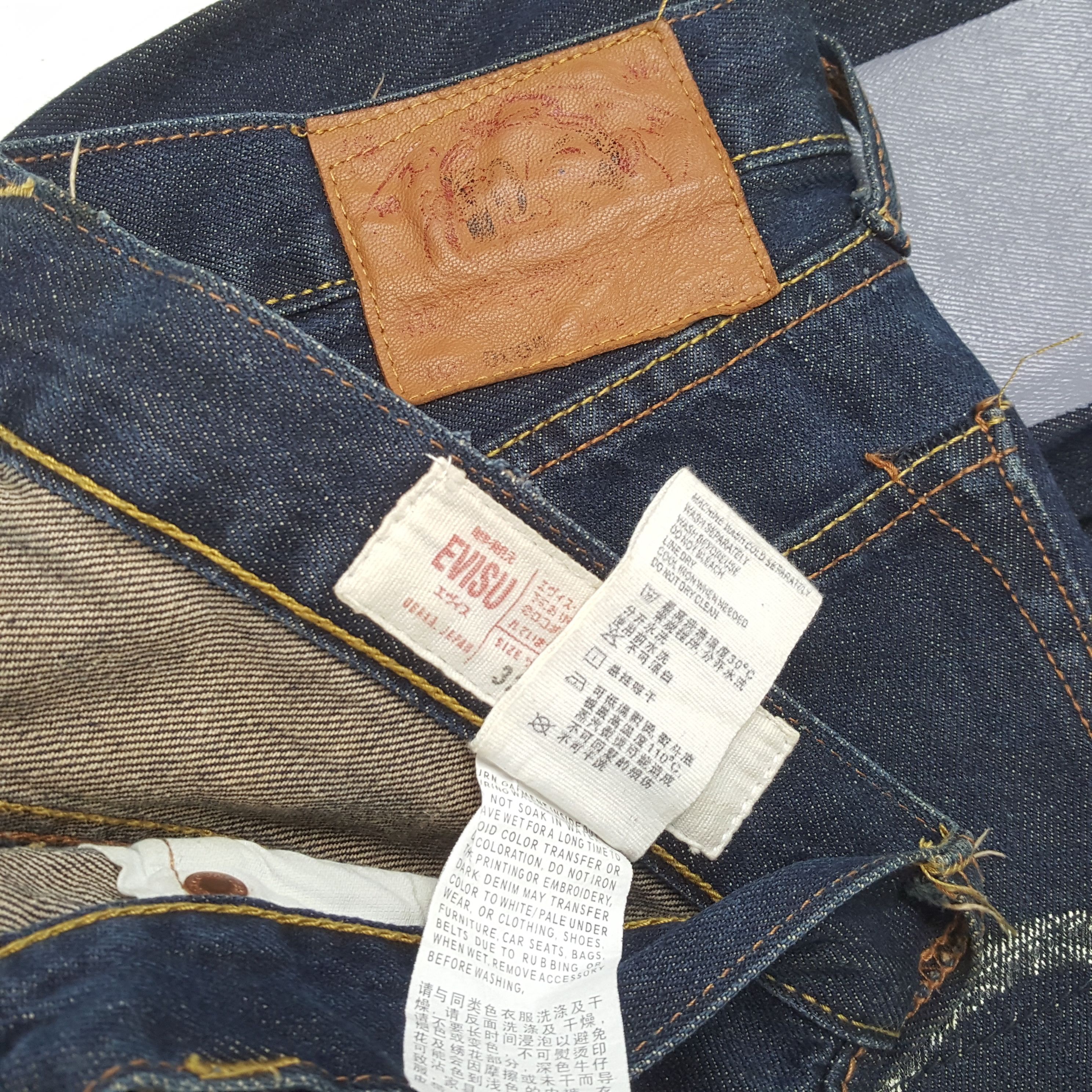 Evisu × Japanese Brand × Vintage Vintage EVISU Japanese Brand Daicock Custom Style Jeans Size US 30 / EU 46 - 15 Thumbnail