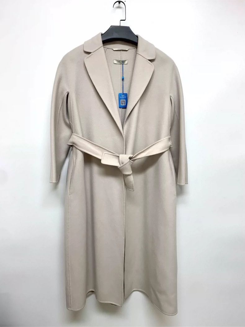 Max Mara Max Mara Classic Beige Coat Size S / US 4 / IT 40 - 1 Thumbnail