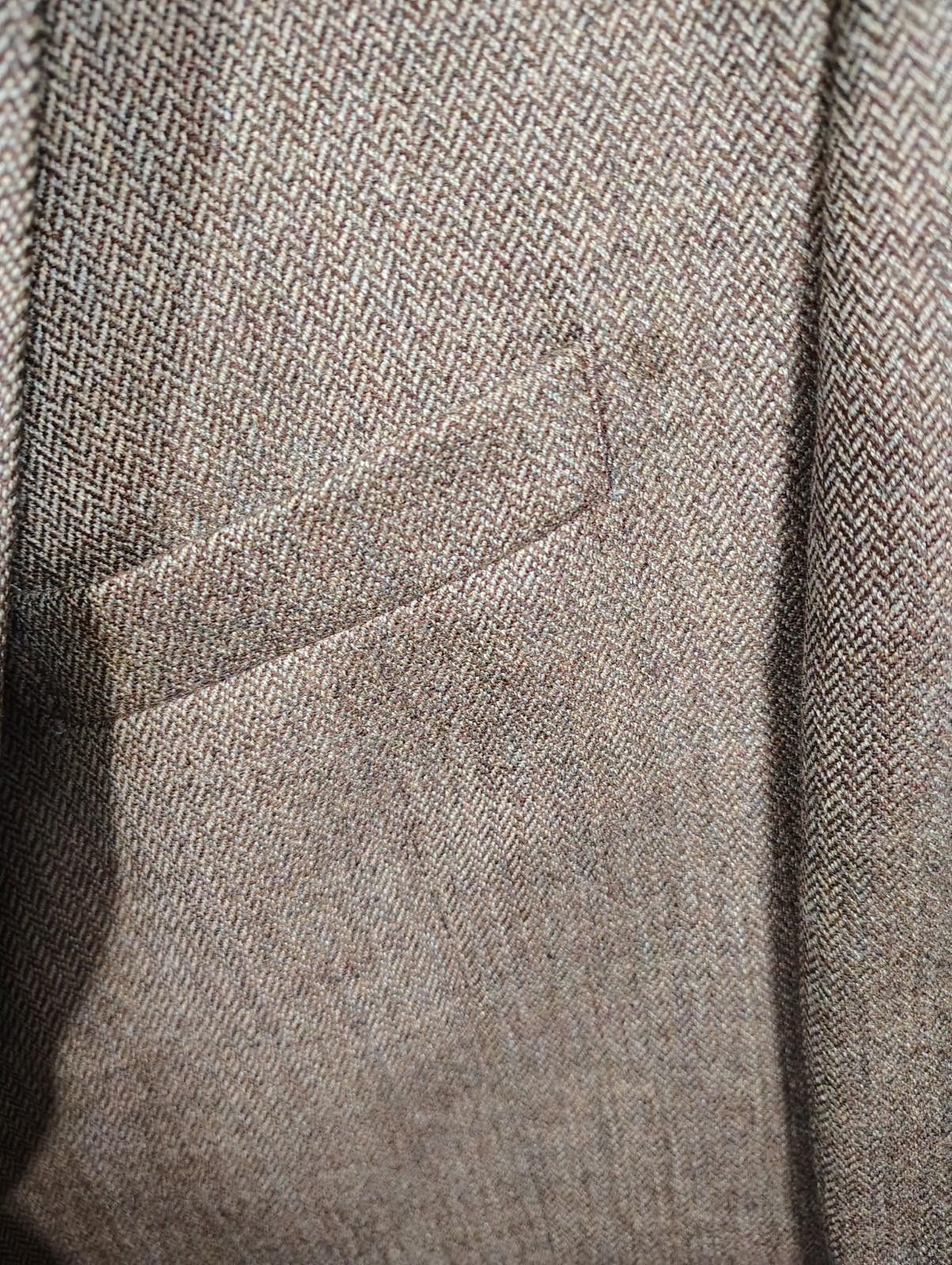 Chaps Chaps Pure Wool Brown Tan Sports Coat Jacket 2 Button Blazer Size 50R - 8 Thumbnail