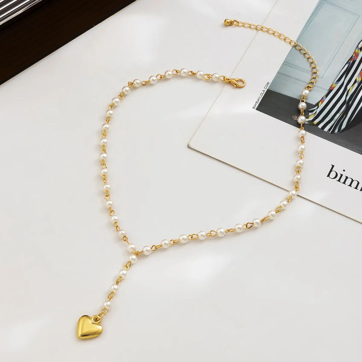 Japanese Brand × Vintage Vintage Metal Heart Pendant Necklace Size ONE SIZE - 3 Thumbnail