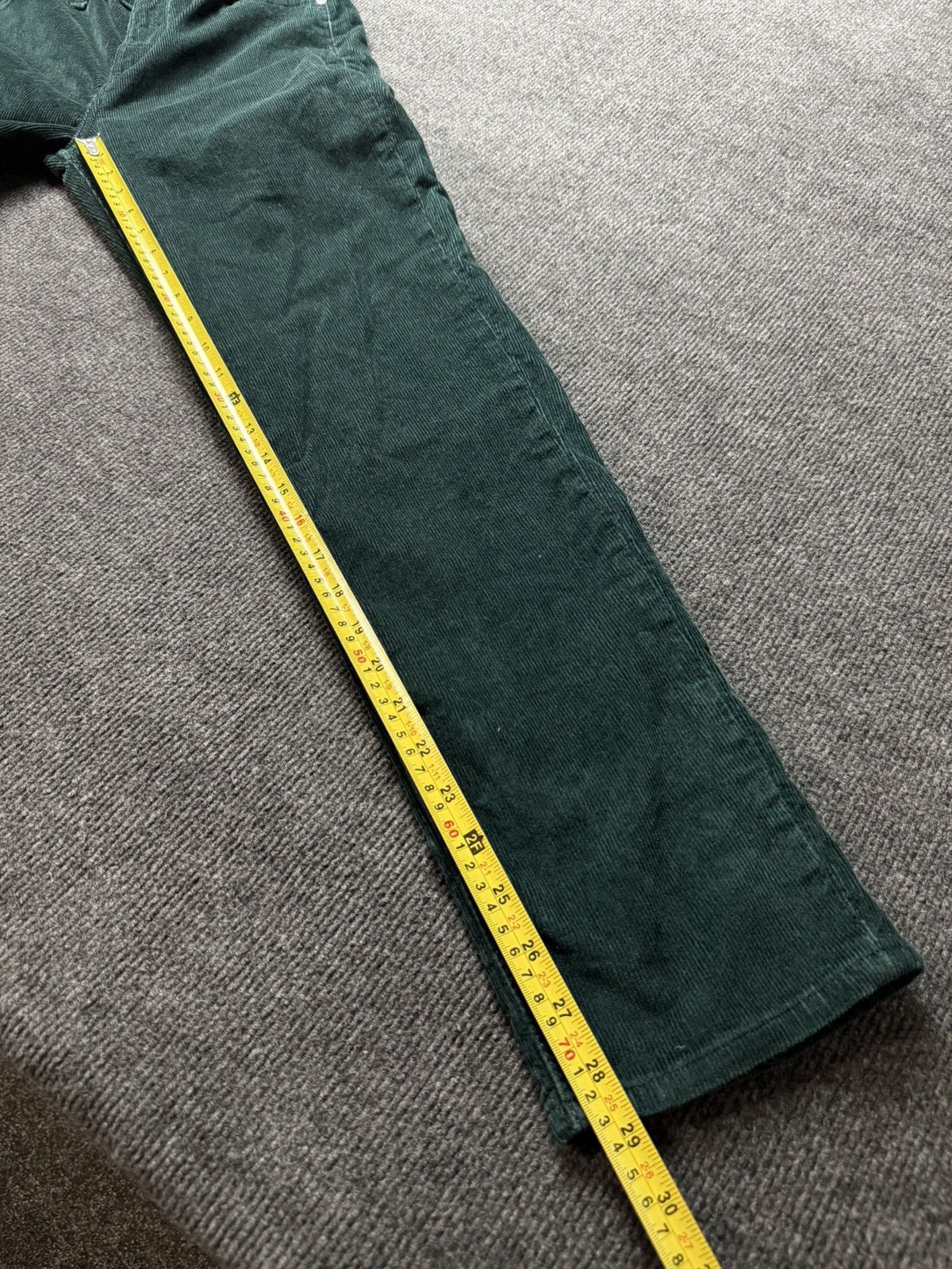 Lee 00s Lee CAROL Corduroy Pants Green Straight Y2K Women W27 Size 27" / US 4 / IT 40 - 17 Thumbnail