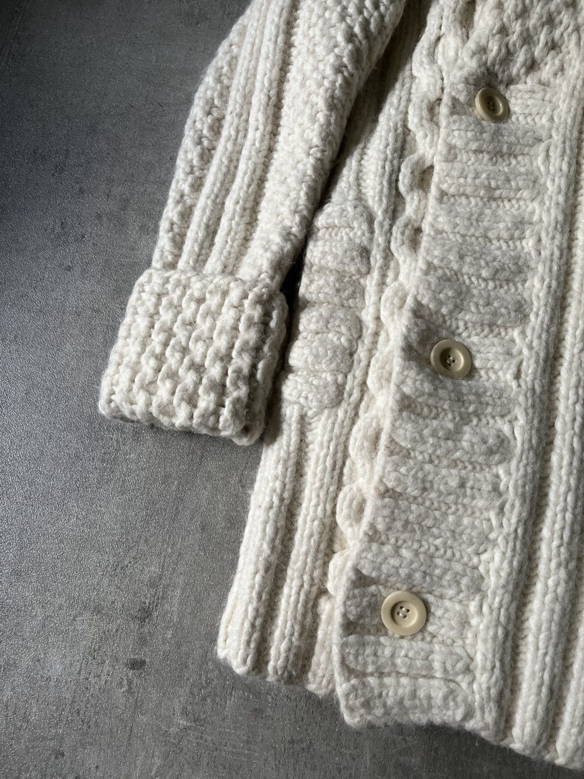 Maison Margiela Maison Margiela A/W 2013 Alpaca heavyweigh beige sweater Size US M / EU 48-50 / 2 - 2 Thumbnail