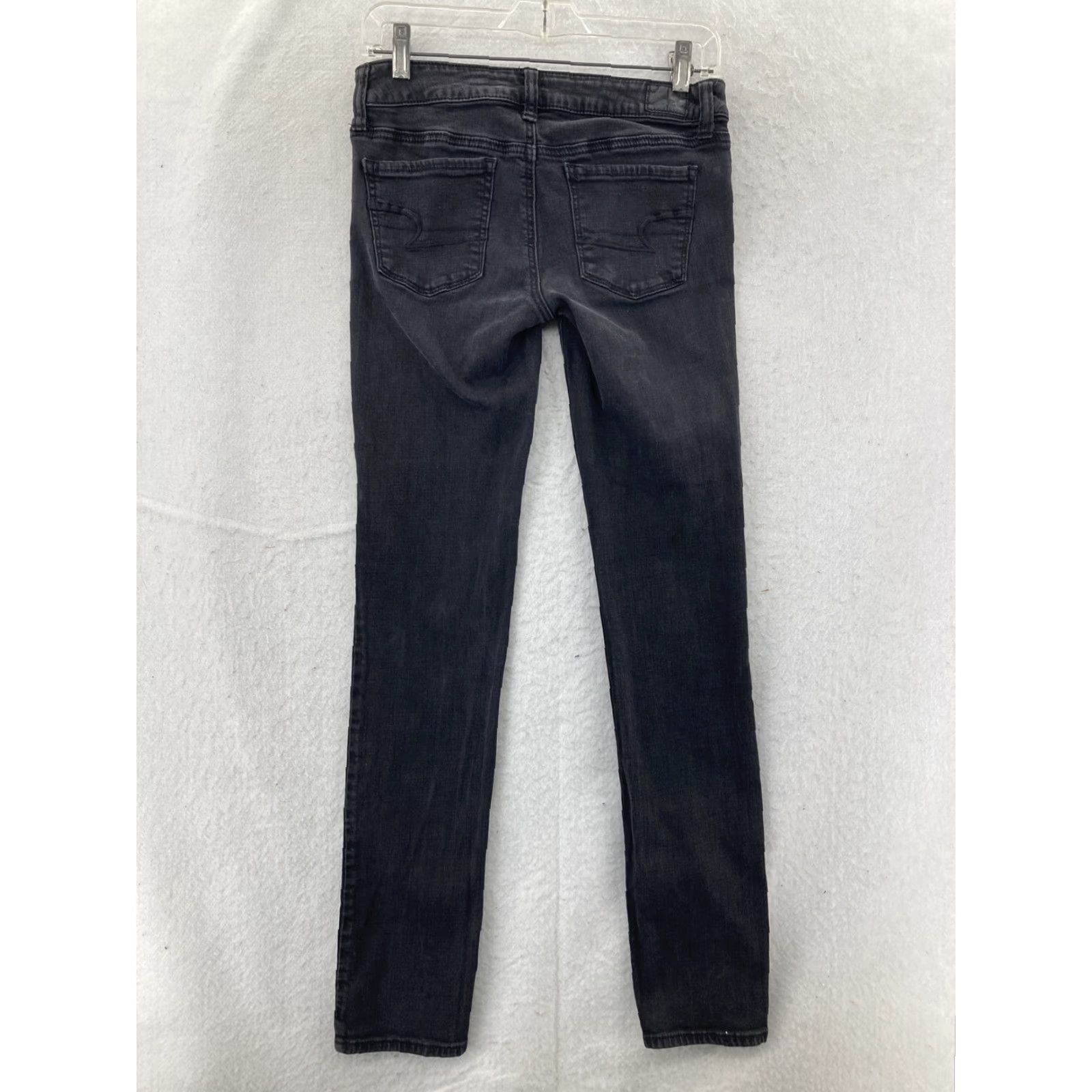 American Eagle Outfitters American Eagle Jeans Women's Size 4 Black Skinny Size 26" / US 2 / IT 38 - 2 Thumbnail