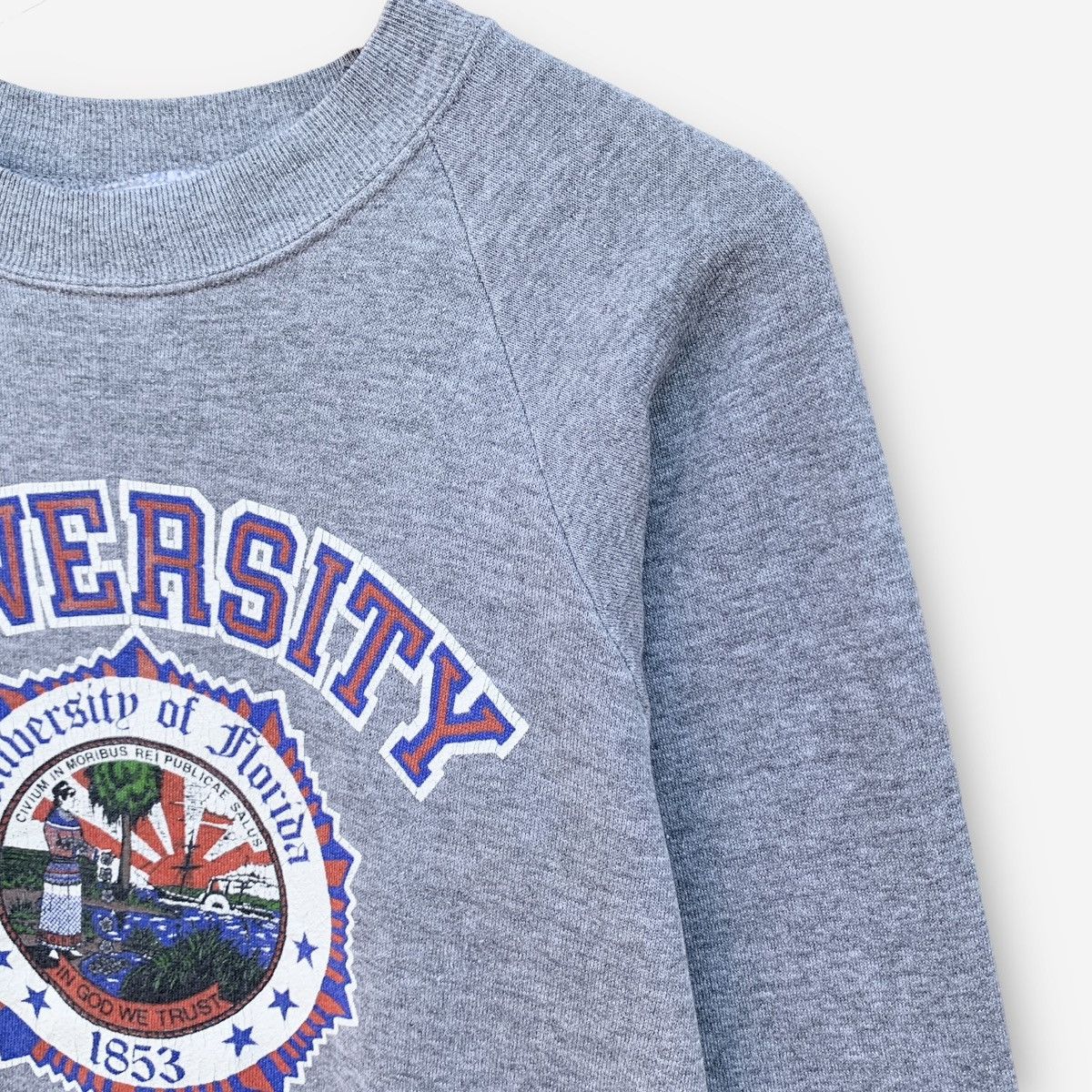 Jerzees × Vintage Vintage 80s Jerzees University Of Florida Crewneck Size S / US 4 / IT 40 - 5 Thumbnail