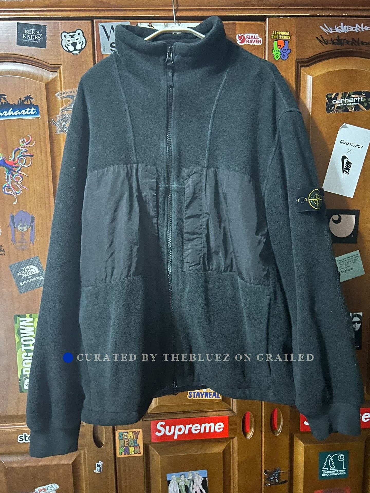 Stone Island Stone Island FW24 Men's Color-Block Fleece Jacket Size US XL / EU 56 / 4 - 1 Thumbnail