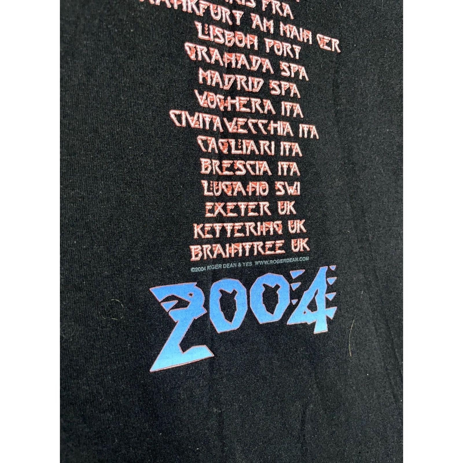 Vintage Yes Rock Band Vintage 2004 Tour T-Shirt Men’s Size L Size US L / EU 52-54 / 3 - 7 Thumbnail
