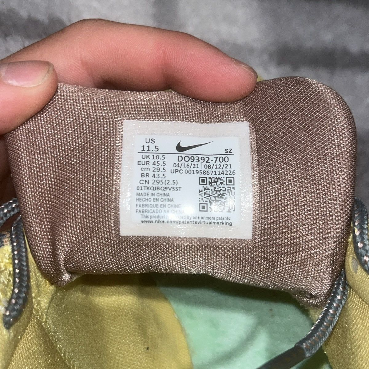 Nike × Travis Scott Travis Scott air max 1 Size US 11.5 / EU 44-45 - 20 Thumbnail
