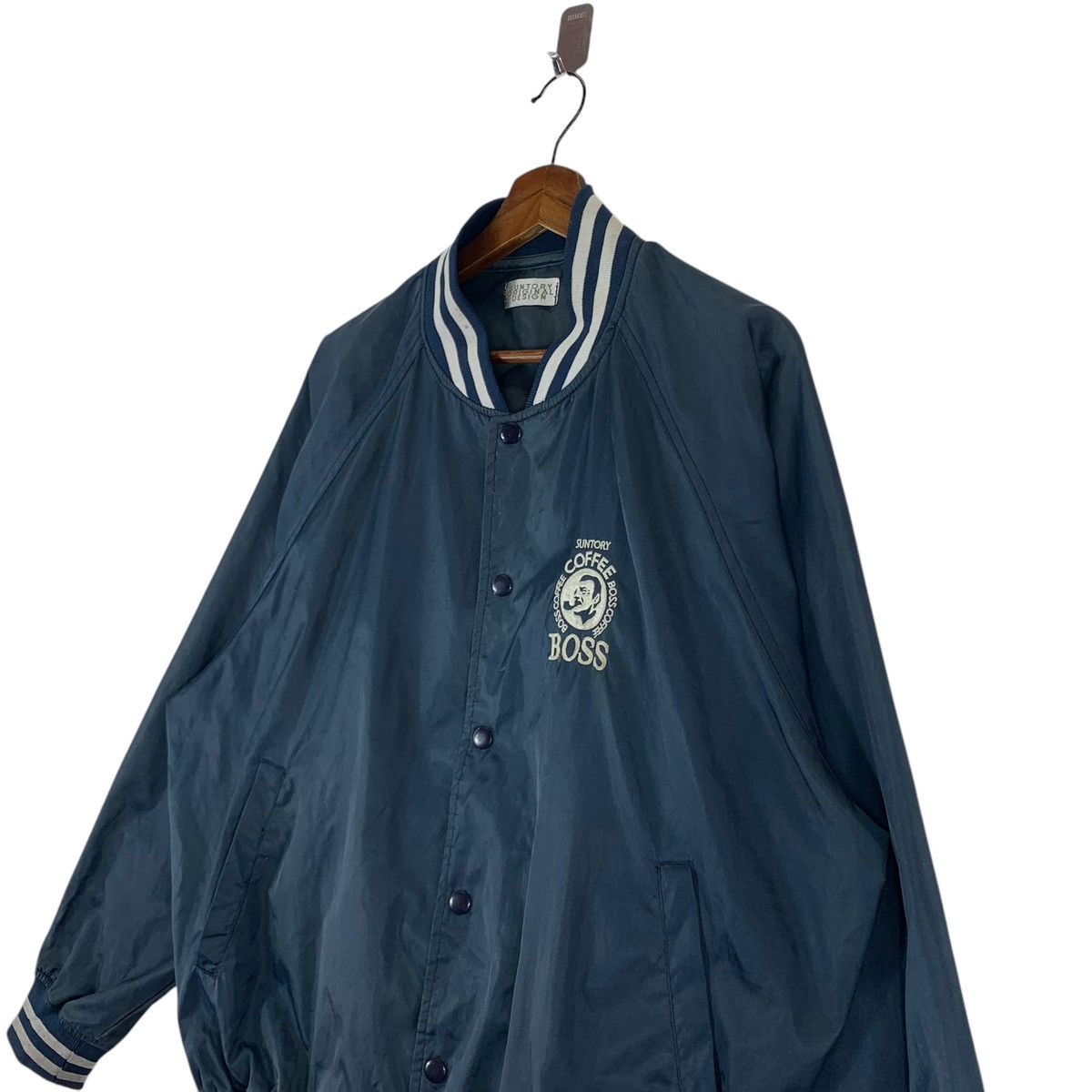 Vintage VINTAGE SUNTORY BOSS COFFEE LIGHT BOMBER JACKET Size US M / EU 48-50 / 2 - 2 Thumbnail