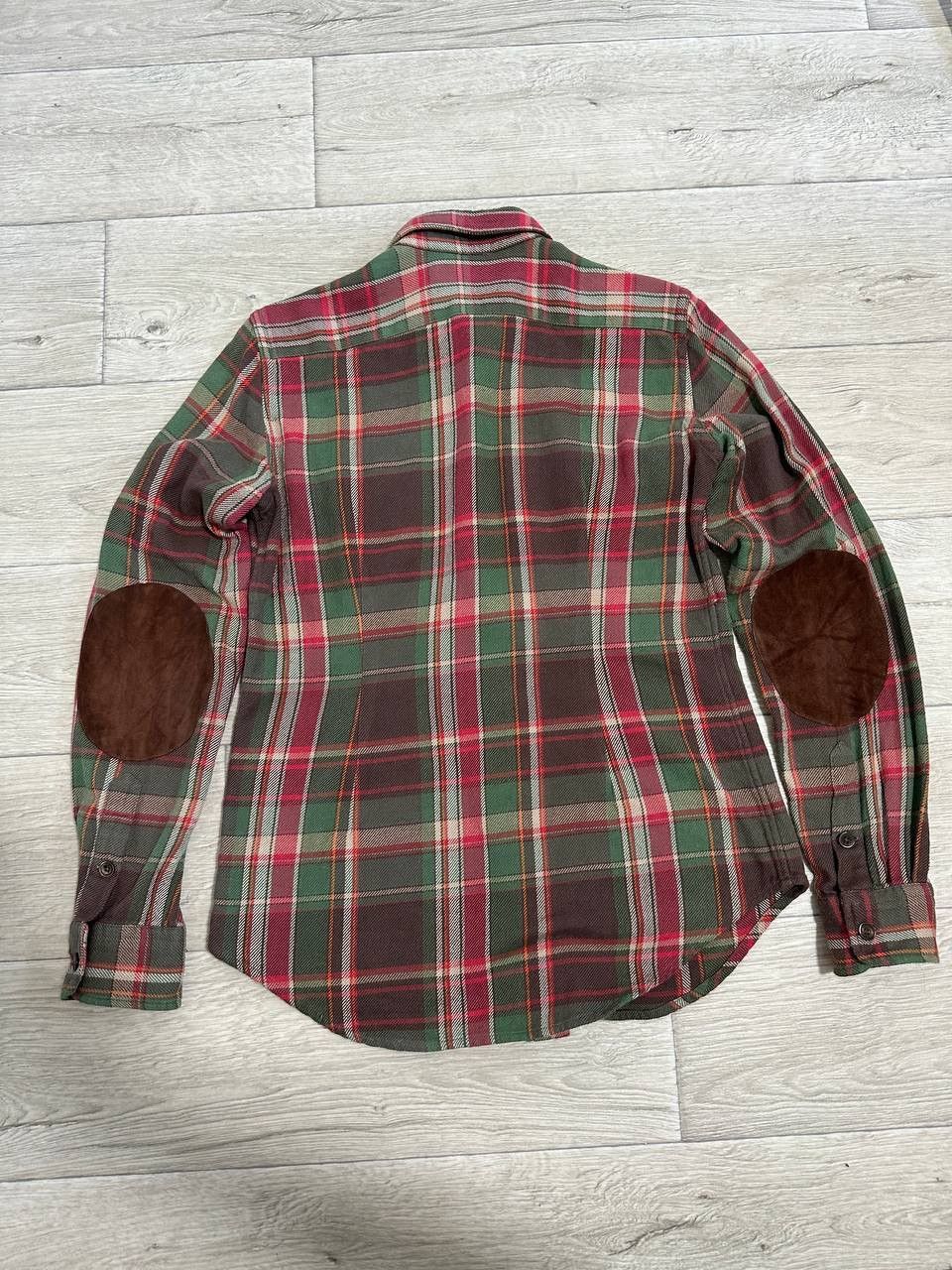 Polo Ralph Lauren Ralph Lauren Flannel Plaid Shirt Tartan Corduroy Elbow 8 Size US XS / EU 42 / 0 - 5 Thumbnail