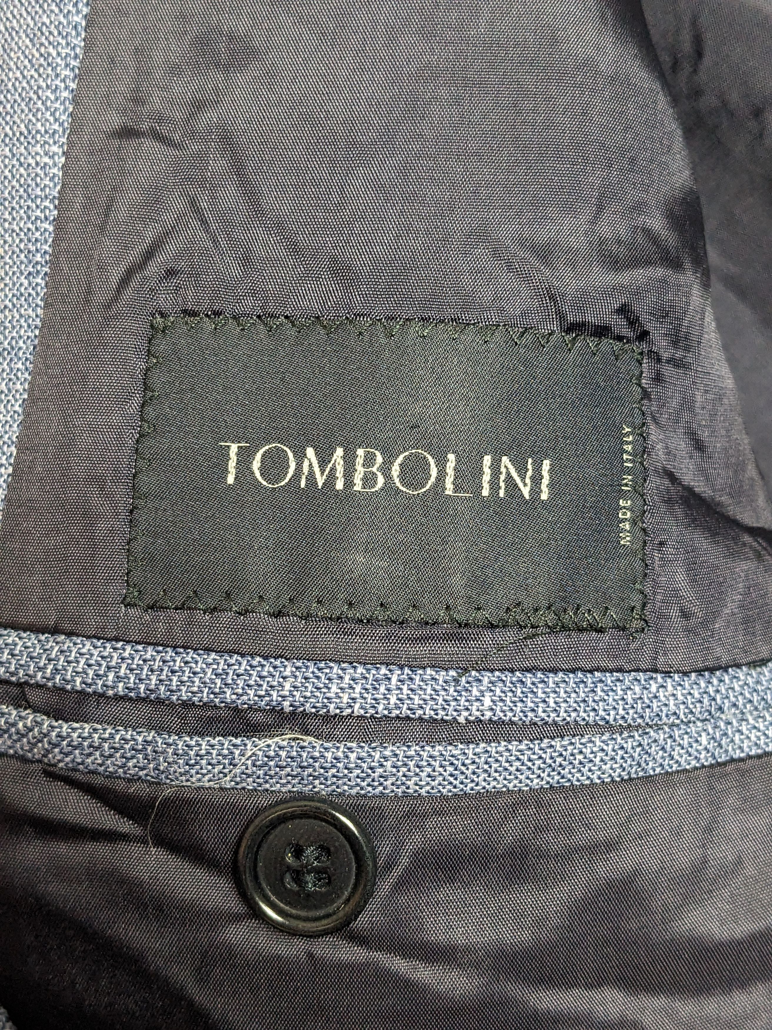 Tombolini Tombolini Jacket Mens Wool Linen Blazer Size 50R - 5 Thumbnail