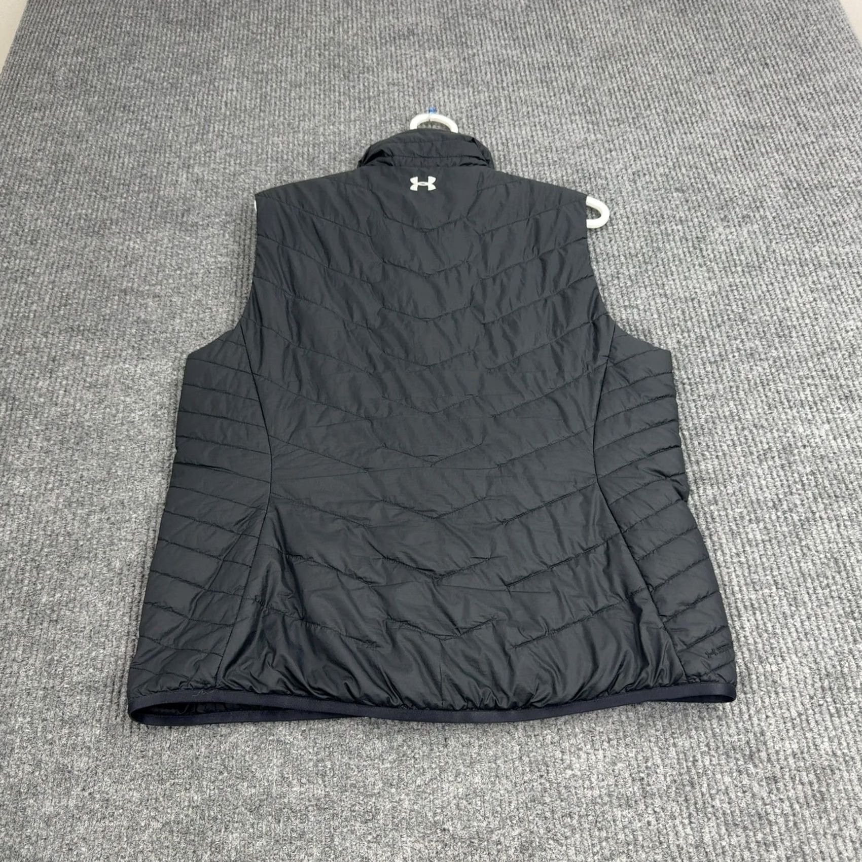 Under Armour Under Armour Boston College Vest Womens L Black Polyester Puffer Full Zip Sport Size L / US 10 / IT 46 - 5 Thumbnail