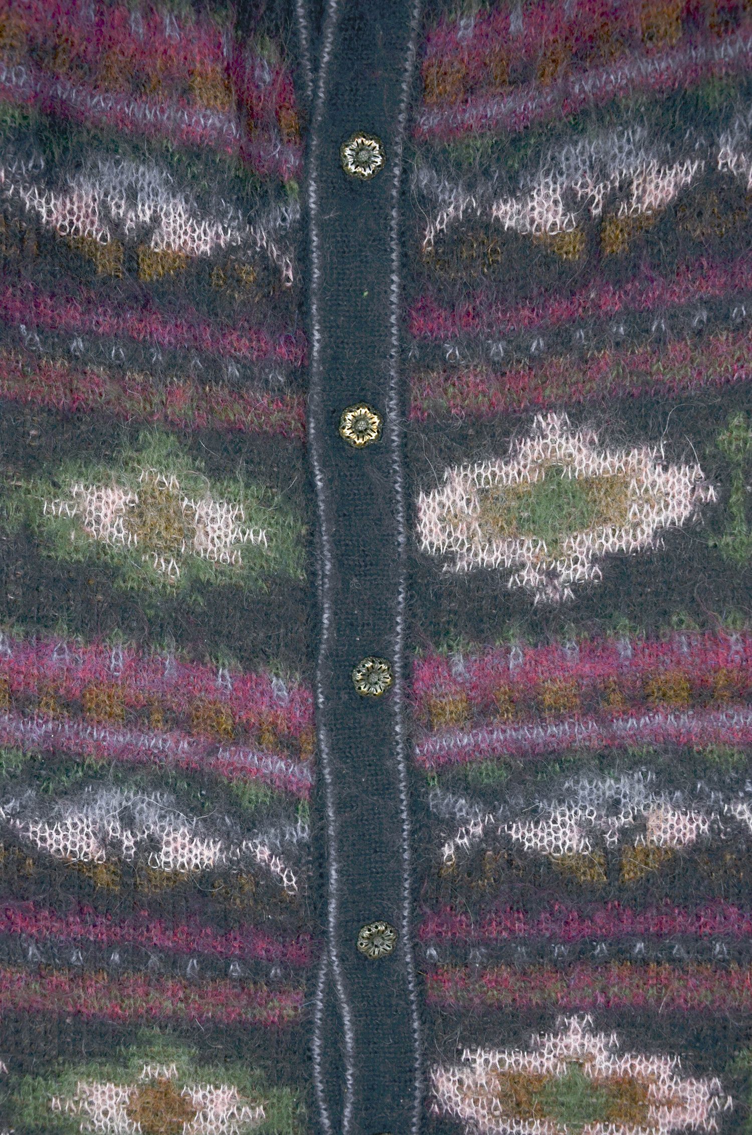 Vintage Vintage Sabri & Lory Italian Mohair Knit Cardigan - L Size L / US 10 / IT 46 - 5 Thumbnail