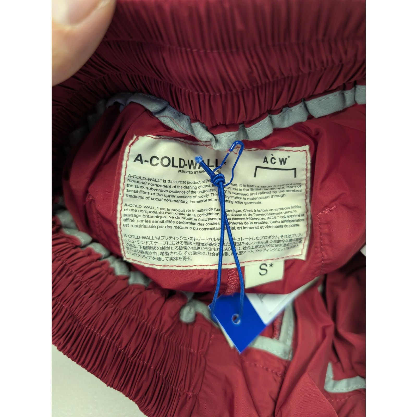 A-COLD-WALL* o1rshd1 Netted Cargo Zip Pants in Red Size US 30 / EU 46 - 17 Thumbnail