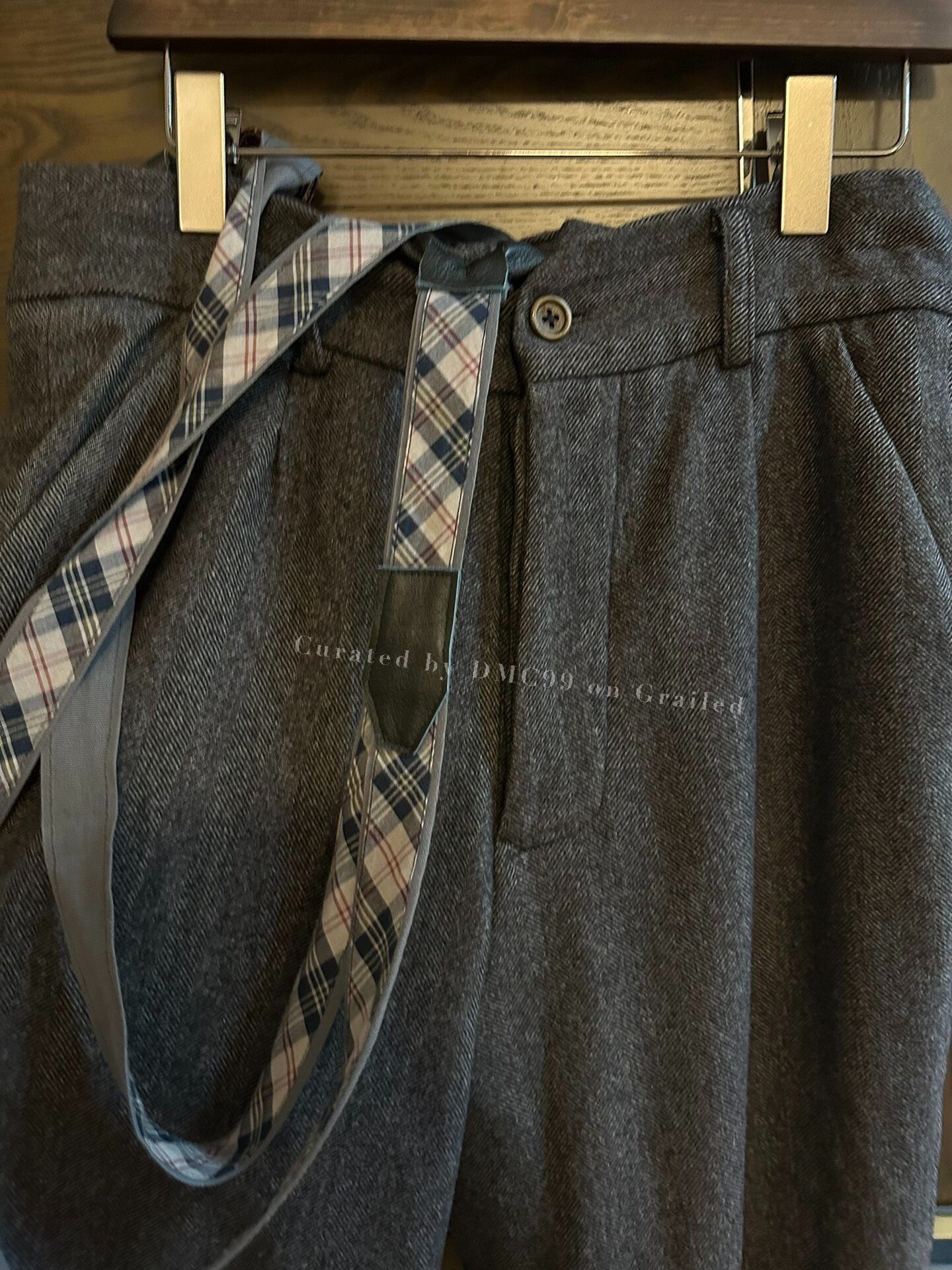 Geoffrey B. Small Geoffrey B. Small Pants Suspender Grey Size 50