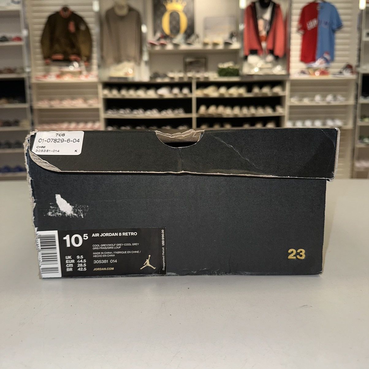 Jordan Brand Size 10.5 - Jordan 8 Retro Cool Grey 2017 Size US 10.5 / EU 43-44 - 7 Thumbnail