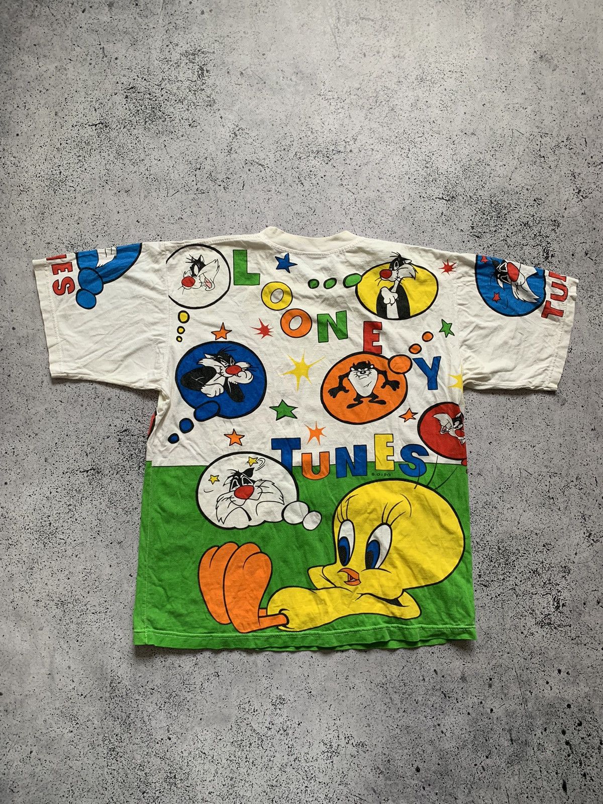 Cartoon Network Vintage Looney Tunes T-shirt Toni & Guy Tee Y2K USA Size US L / EU 52-54 / 3 - 2 Thumbnail