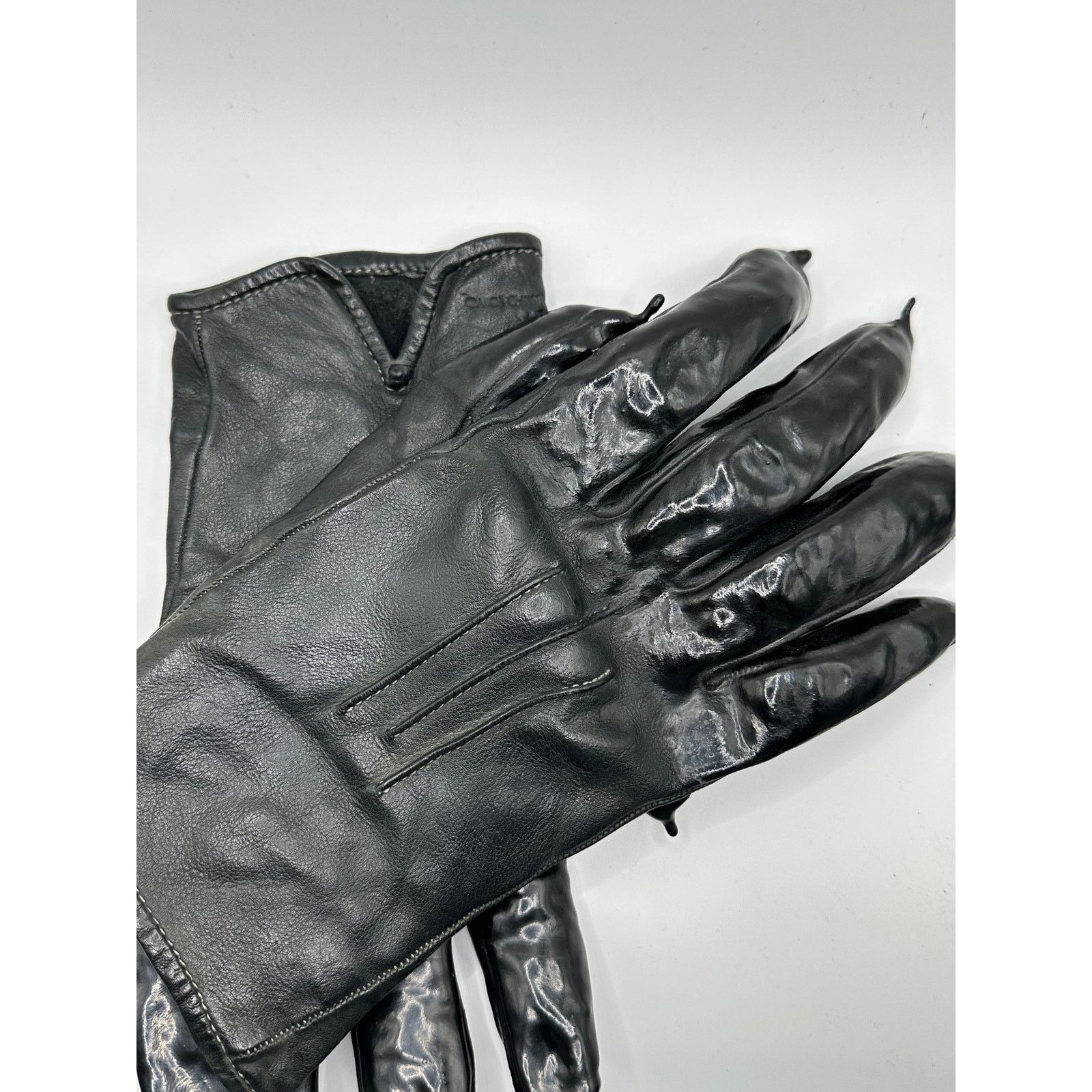 Carol Christian Poell Carol Christian Poell drip leather gloves Size ONE SIZE - 9 Thumbnail