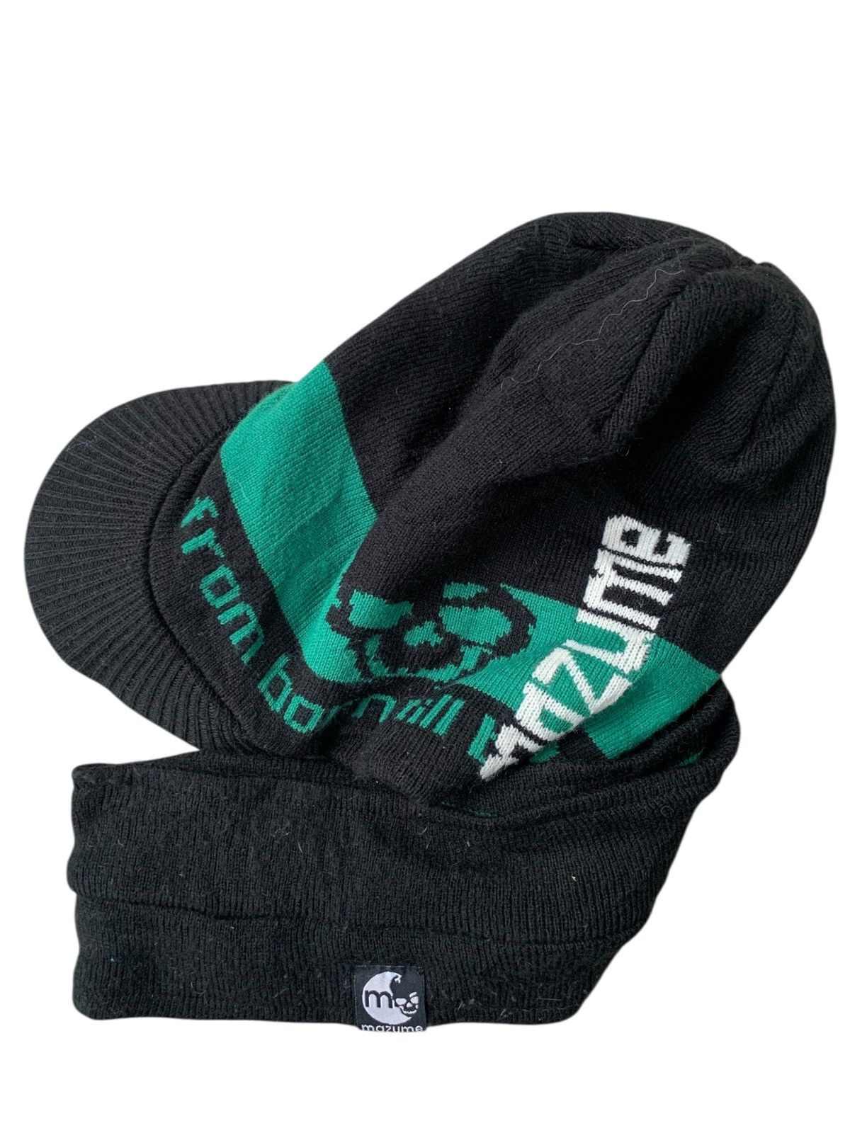 Japanese Brand × Kapital Vintage Mazume Skull Winter Sesions Beanie Hat Visor ☠️ Size ONE SIZE - 14 Thumbnail