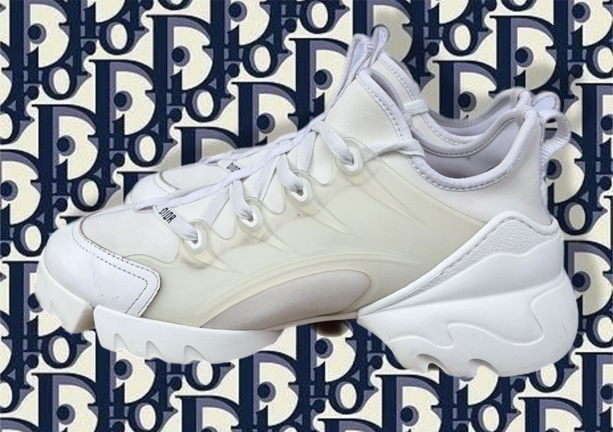 Dior Christian Dior D-Connect Sneakers Leather Women's Shoes Size US 8 / IT 38 - 2 Thumbnail
