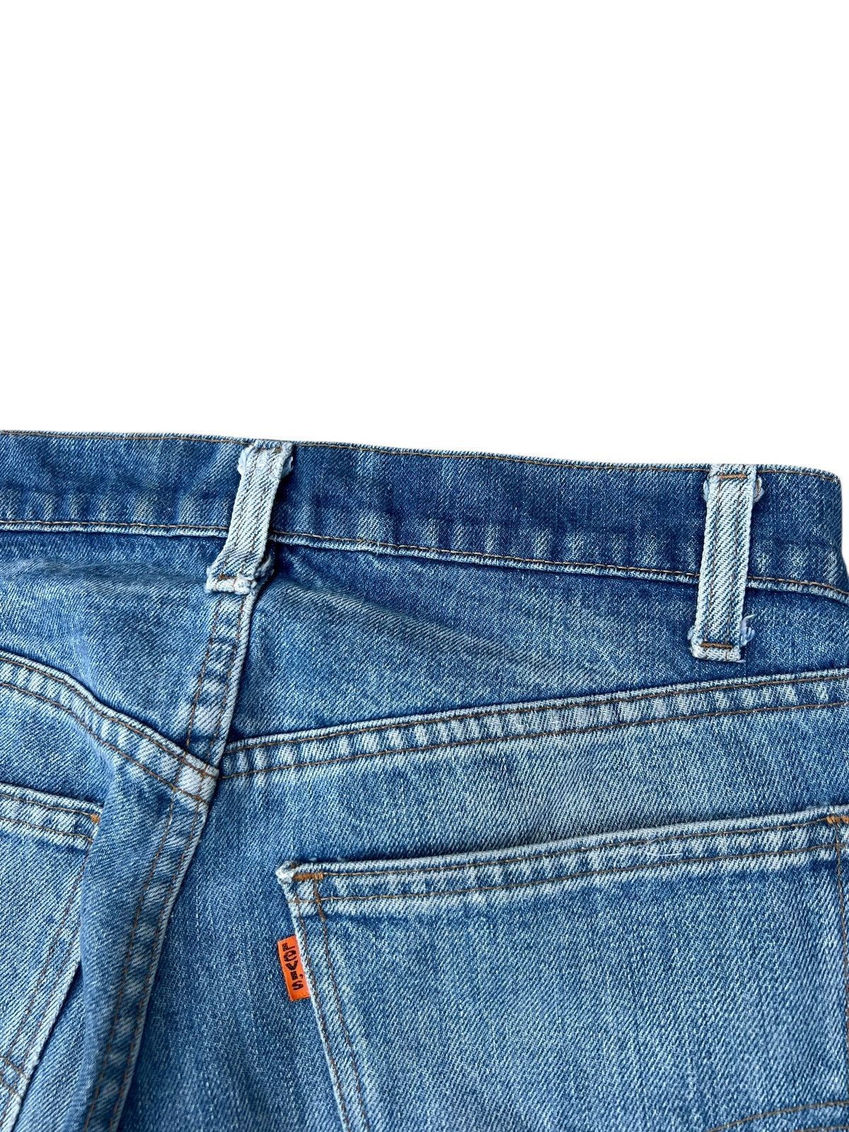 Levi's Vintage 70s Levi’s 505 Orange Tab Fade Denim Jeans Talon 42 Size US 30 / EU 46 - 19 Thumbnail