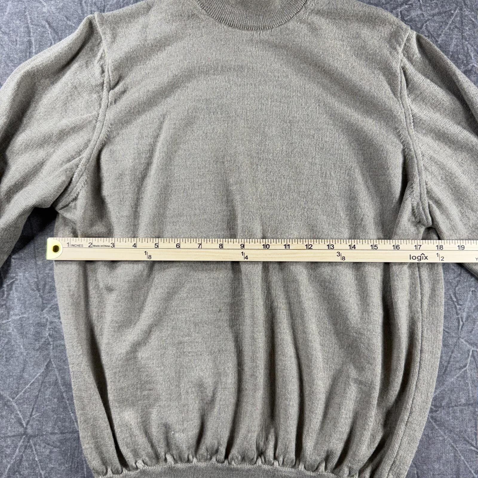 Other Ponte Vecchio Sweater Men's S Tan 100% Merino Wool Italy Size US S / EU 44-46 / 1 - 5 Thumbnail