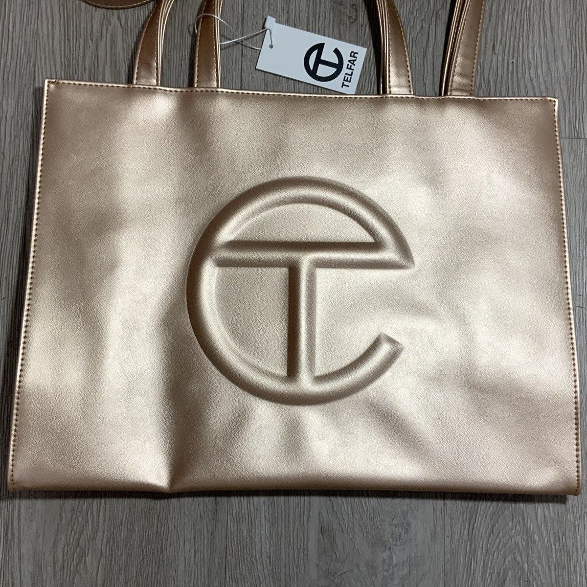 Telfar NEW Telfar Medium Copper Shopping Bag Vegan Leather Tote Size ONE SIZE - 1 Thumbnail