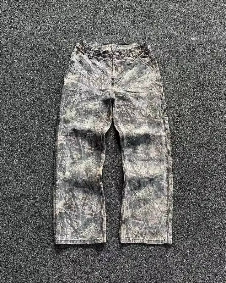 Japanese Brand × Vintage baggy camouflage jeans. Size US 36 / EU 52 - 1 Thumbnail