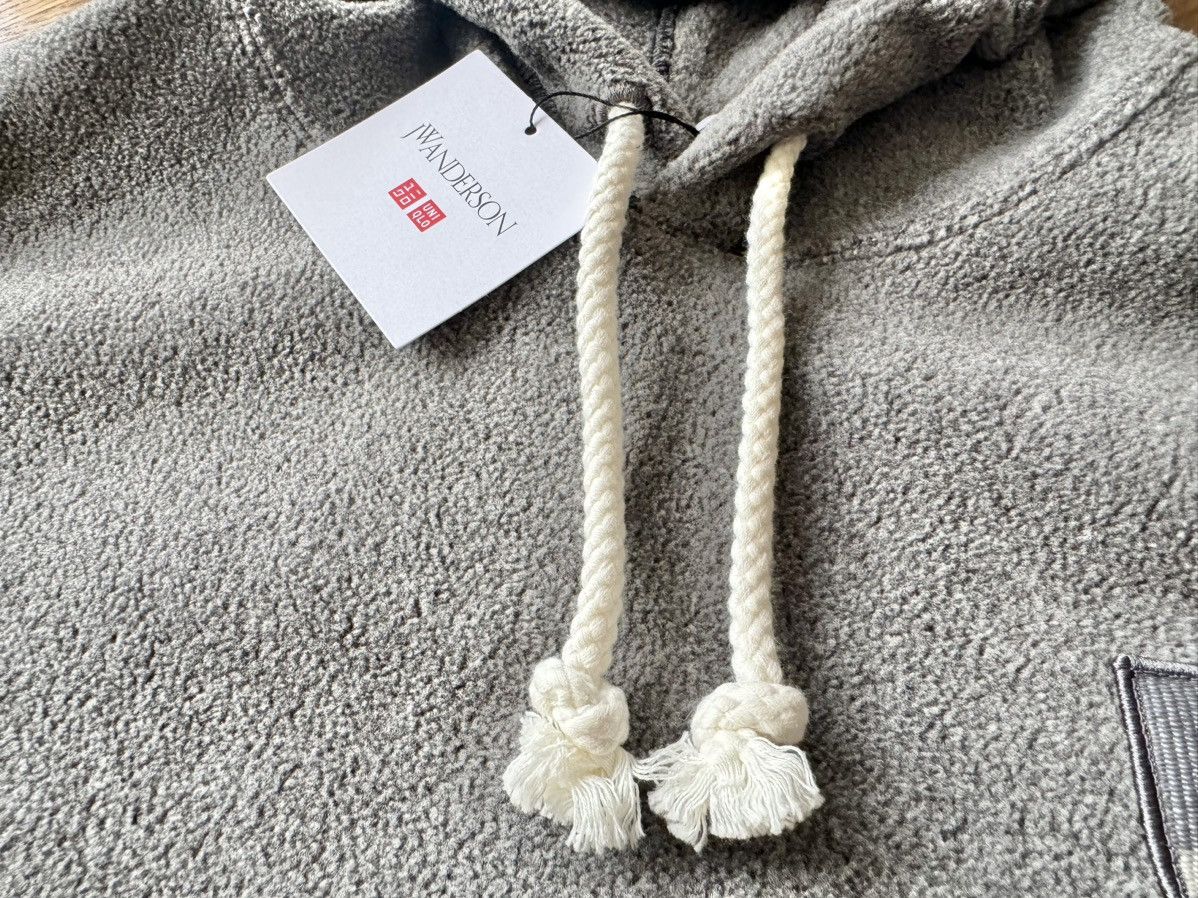 JW Anderson × Uniqlo Large Gray Fleece Pullover Hoodie Long-Sleeve Sherpa JW Size US L / EU 52-54 / 3 - 6 Thumbnail