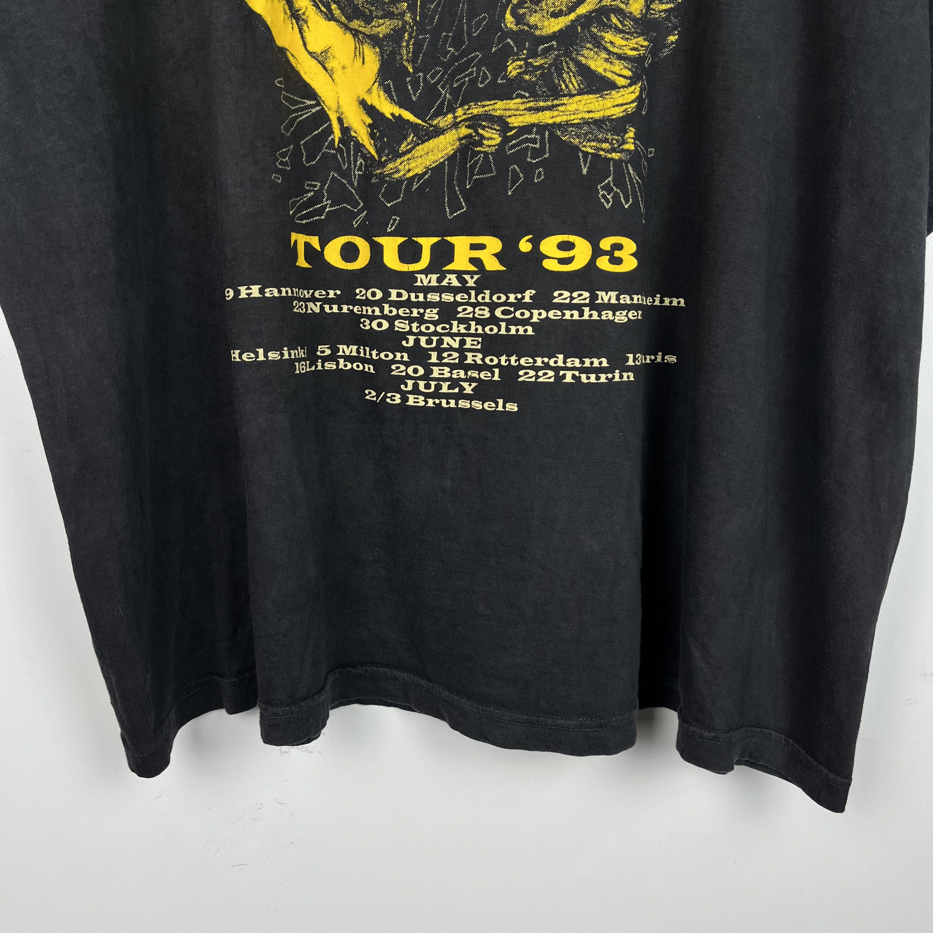 Band Tees Vintage Metallica Pushead Unforgiven Rock Band T Shirt 1993 Size US XL / EU 56 / 4 - 16 Thumbnail