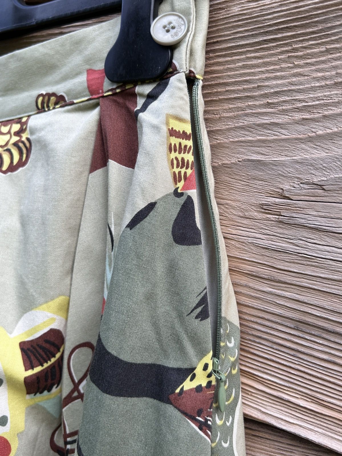 Ne-Net Ne-Net By Issey Miyake Cute Art AOP Midi Skirt Size 1 Size 24" / US 00 / IT 34 - 5 Thumbnail