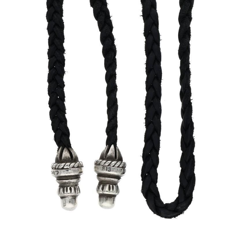 chrome hearts LEATHER BRAID