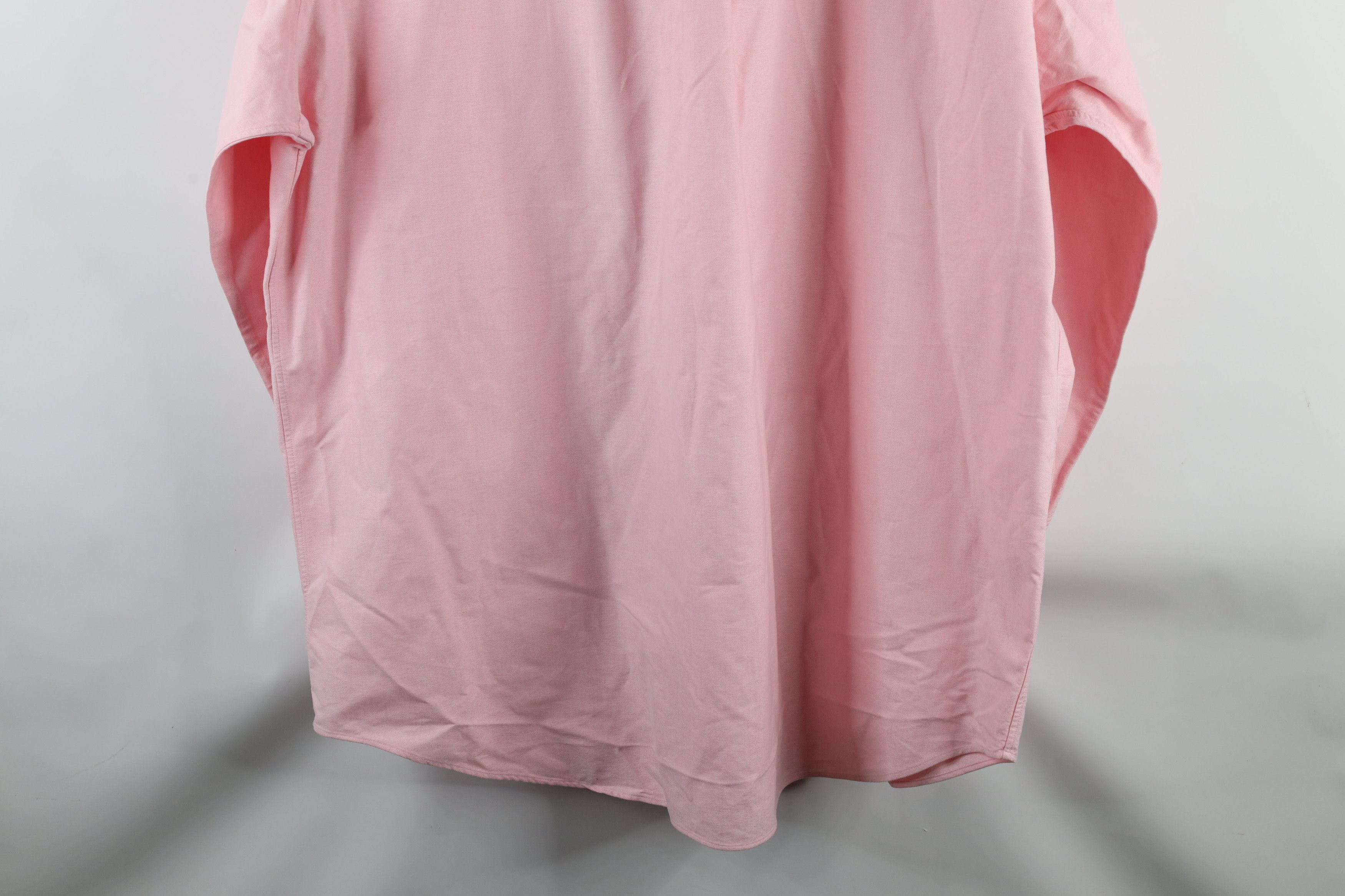 Ralph Lauren × Vintage Vintage 90s Ralph Lauren Oxford Button Down Shirt Pink Size US XXL / EU 58 / 5 - 10 Thumbnail
