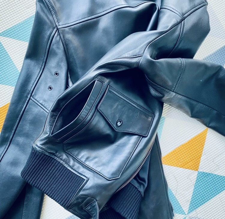 Saint Laurent Paris × Yves Saint Laurent Saint Laurent slp13ss First Year Flying Jacket Leather Size US S / EU 44-46 / 1 - 23 Thumbnail