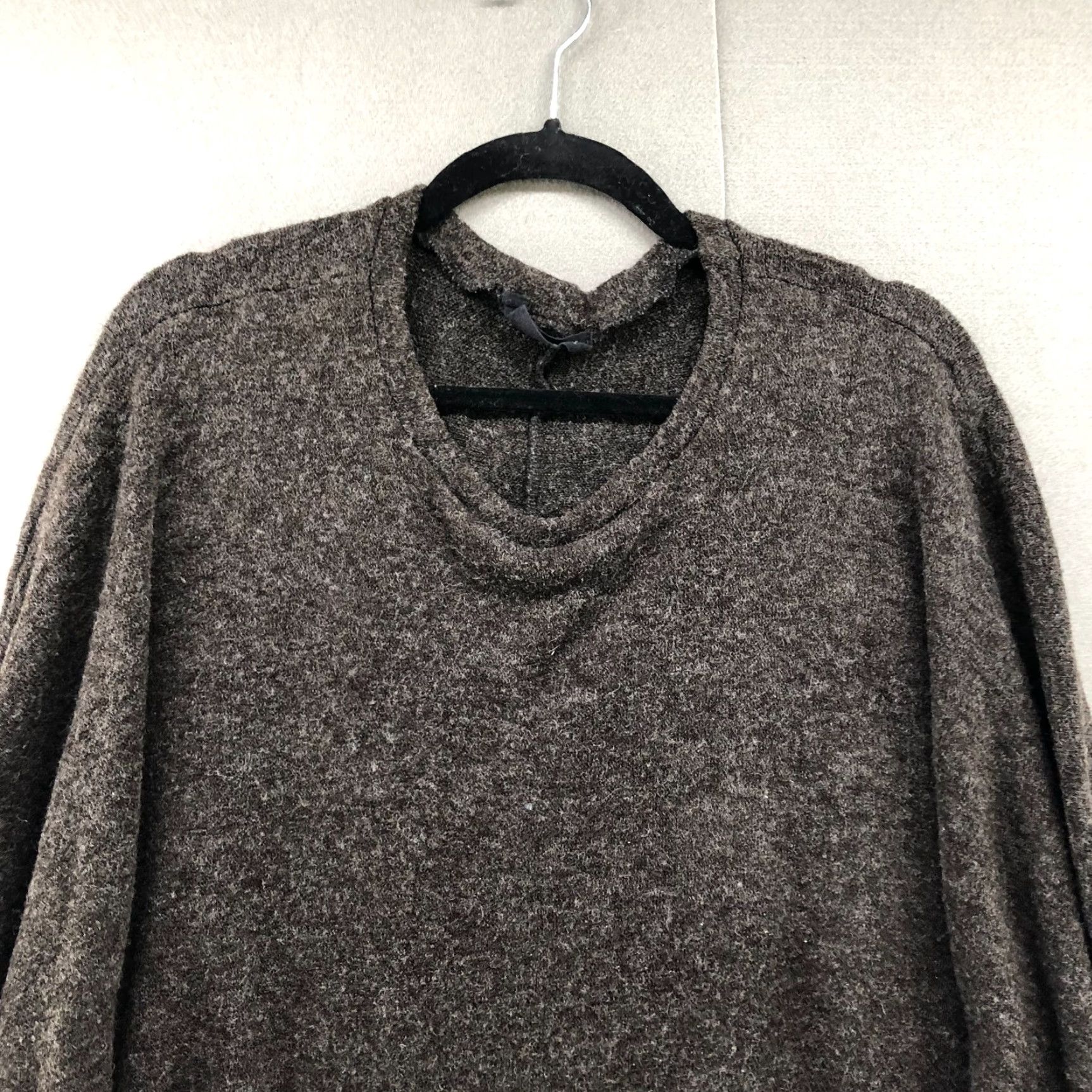 Vintage VINTAGE Audrey 3+1 Oversized Sweater Womens M Brown Angora Blend Crew Neck Dolman Knit Pullover Bohemian 90s Mens Women? Size M / US 6-8 / IT 42-44 - 3 Thumbnail