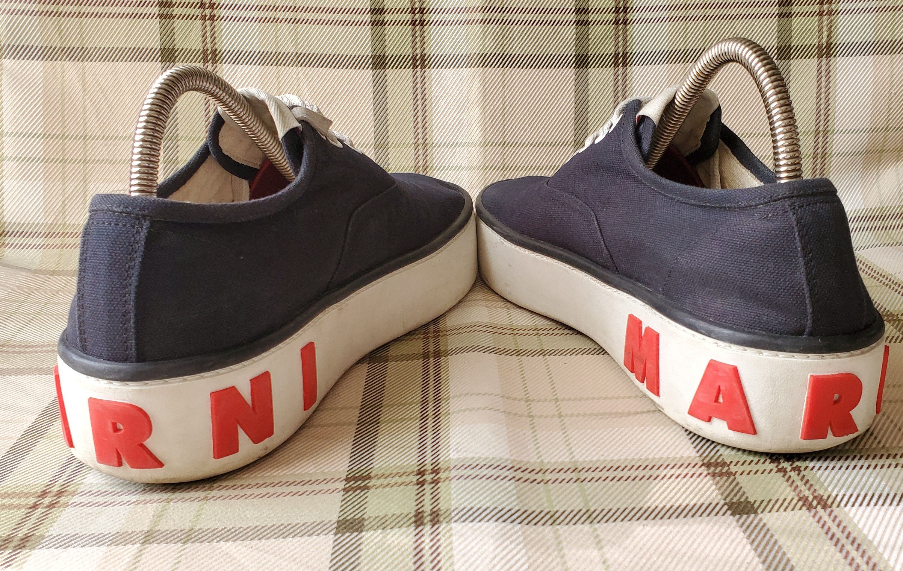 Marni Marni Canvas Lace Up Chunky Sole Sneakers Size US 7.5 / EU 40-41 - 3 Thumbnail