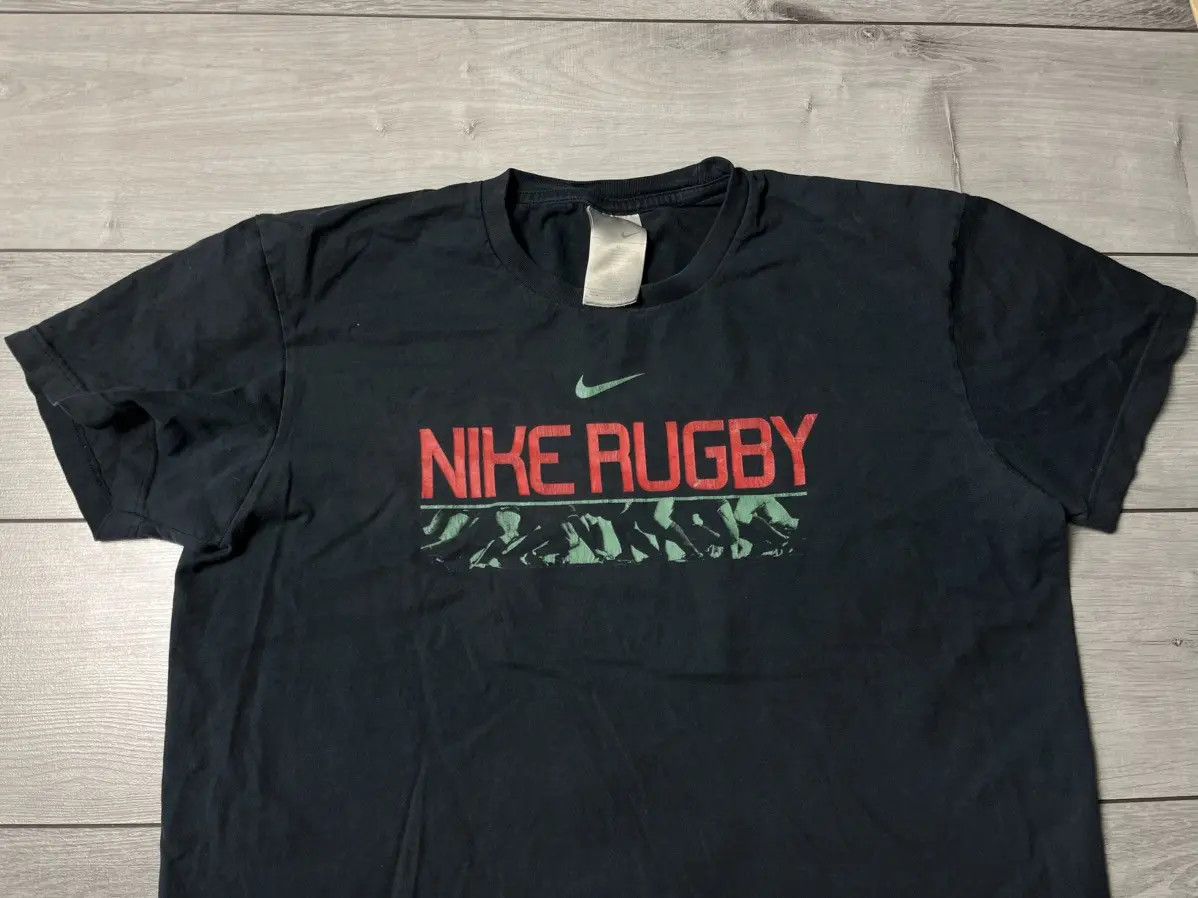 Nike Nike rugby Tshirt box logo size XLarge Size US XL / EU 56 / 4 - 3 Thumbnail