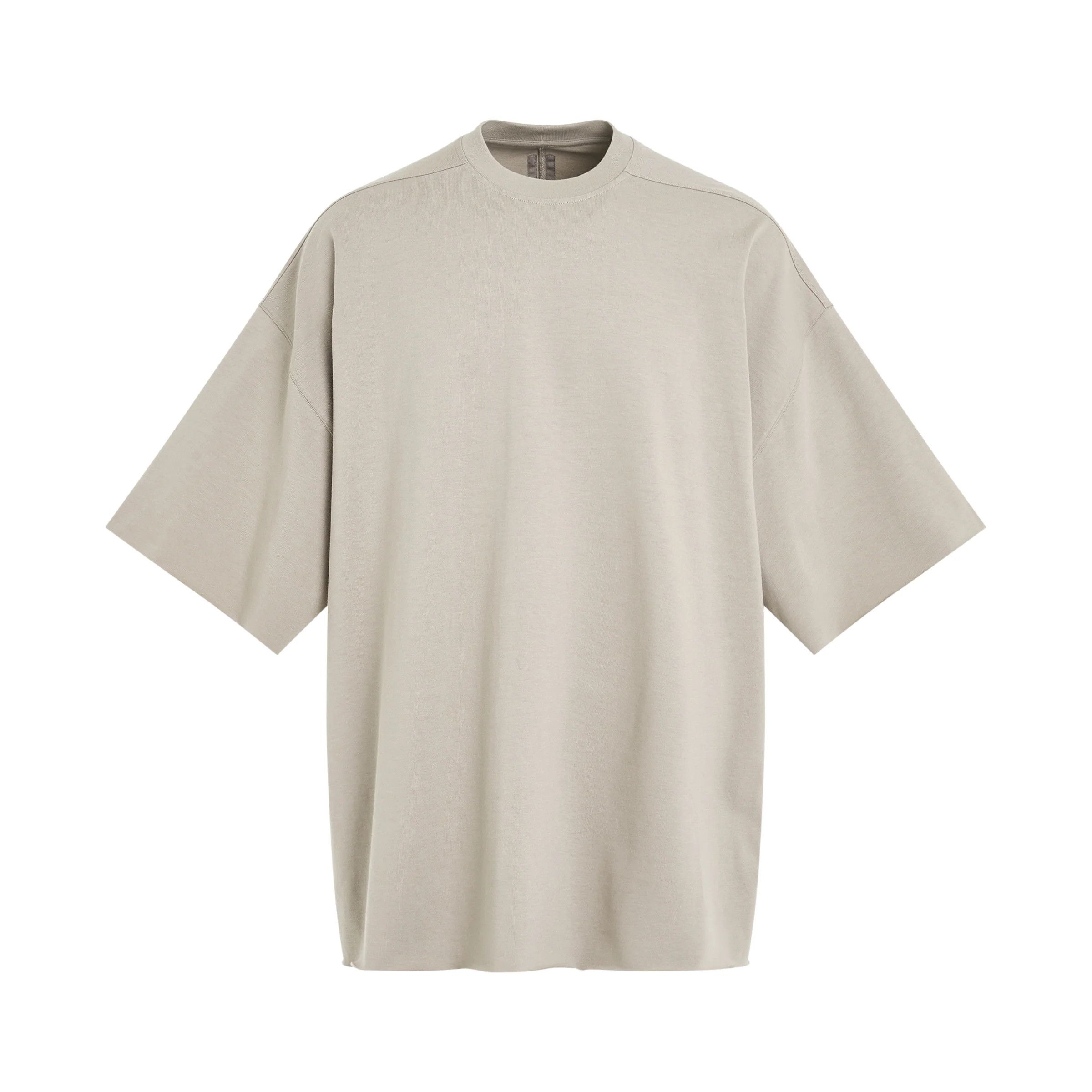 Rick Owens o1mris0824 Jersey Tommy T-Shirt in Pearl Size US S / EU 44-46 / 1 - 1 Thumbnail
