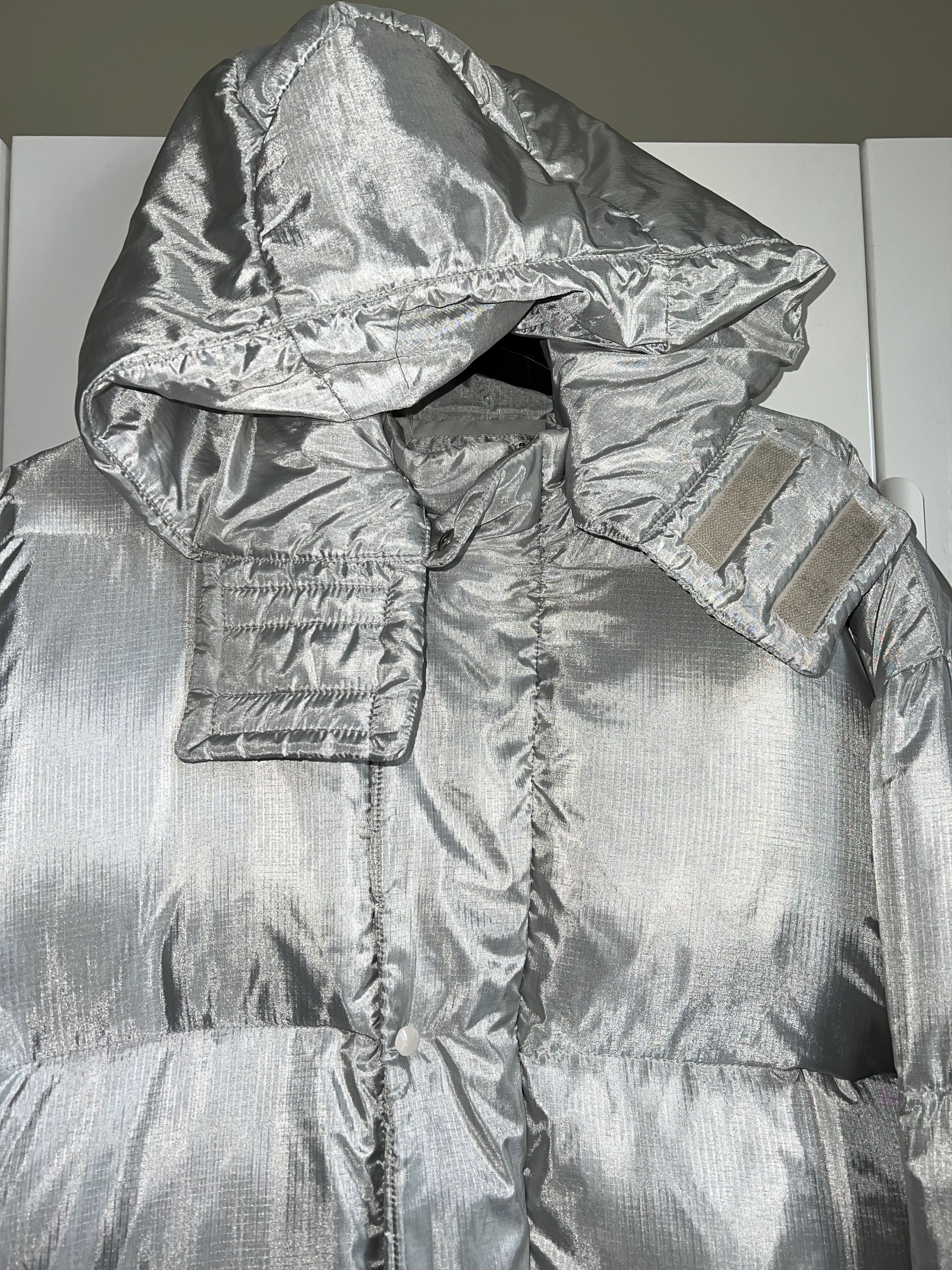 Helmut Lang HELMUT LANG aluminum blend nylon goose puffer 54 Size US L / EU 52-54 / 3 - 2 Thumbnail