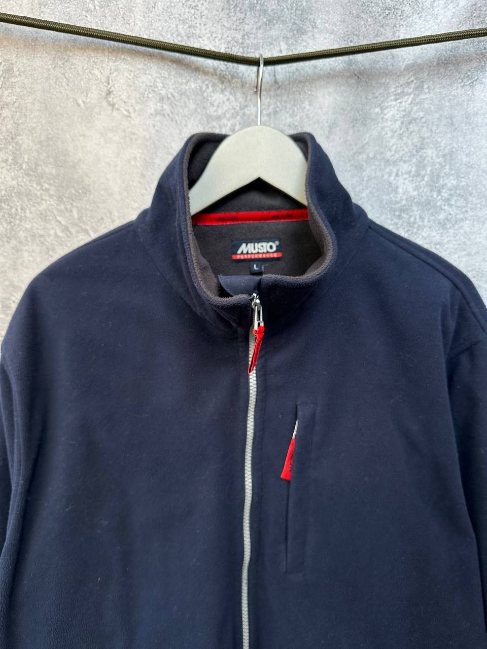 Musto Musto Performance Fleece Jacket Full Zip WindBreaker Navy Size US L / EU 52-54 / 3 - 5 Thumbnail