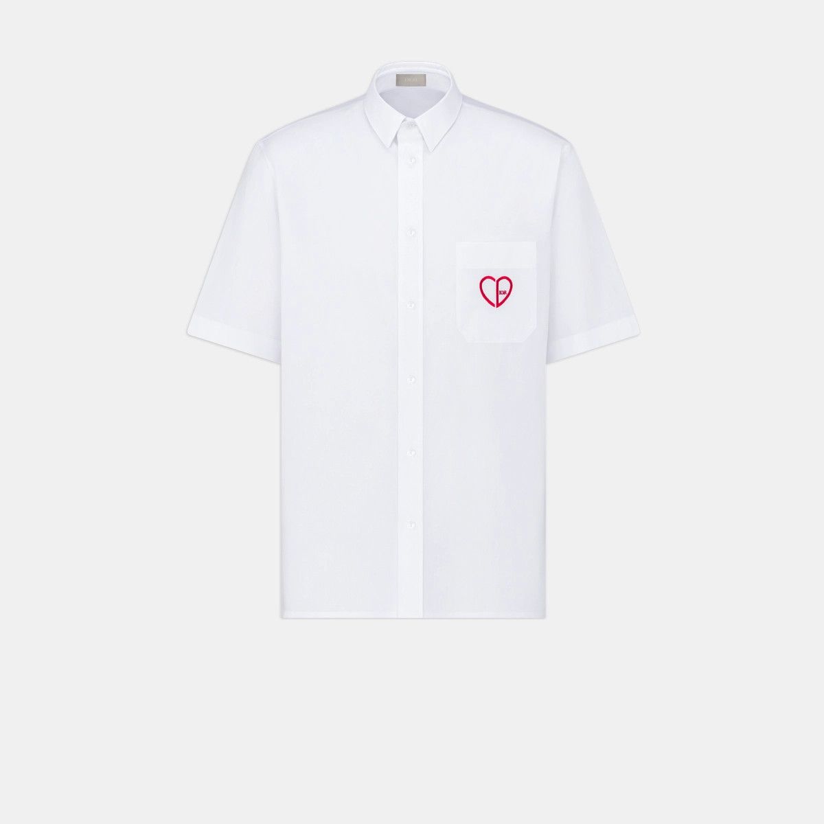 Dior o1bcso1str0226 Embroidered Short-Sleeved Shirt in White Size US S / EU 44-46 / 1 - 1 Thumbnail