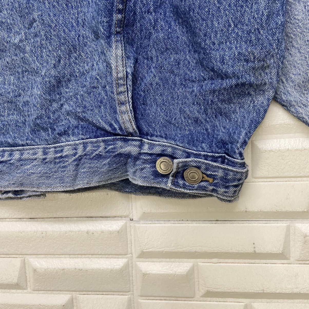 Big John Vintage Big John Spirit Stone Wash Denim Trucker Jacket Size US S / EU 44-46 / 1 - 16 Thumbnail