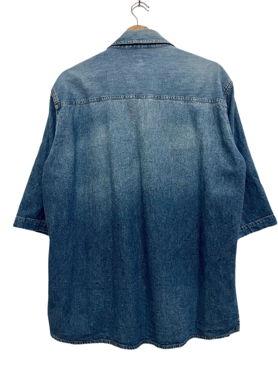 Dolce & Gabbana VINTAGE DOLCE & GABBANA DENIM SHIRT Size US XXL / EU 58 / 5 - 16 Thumbnail