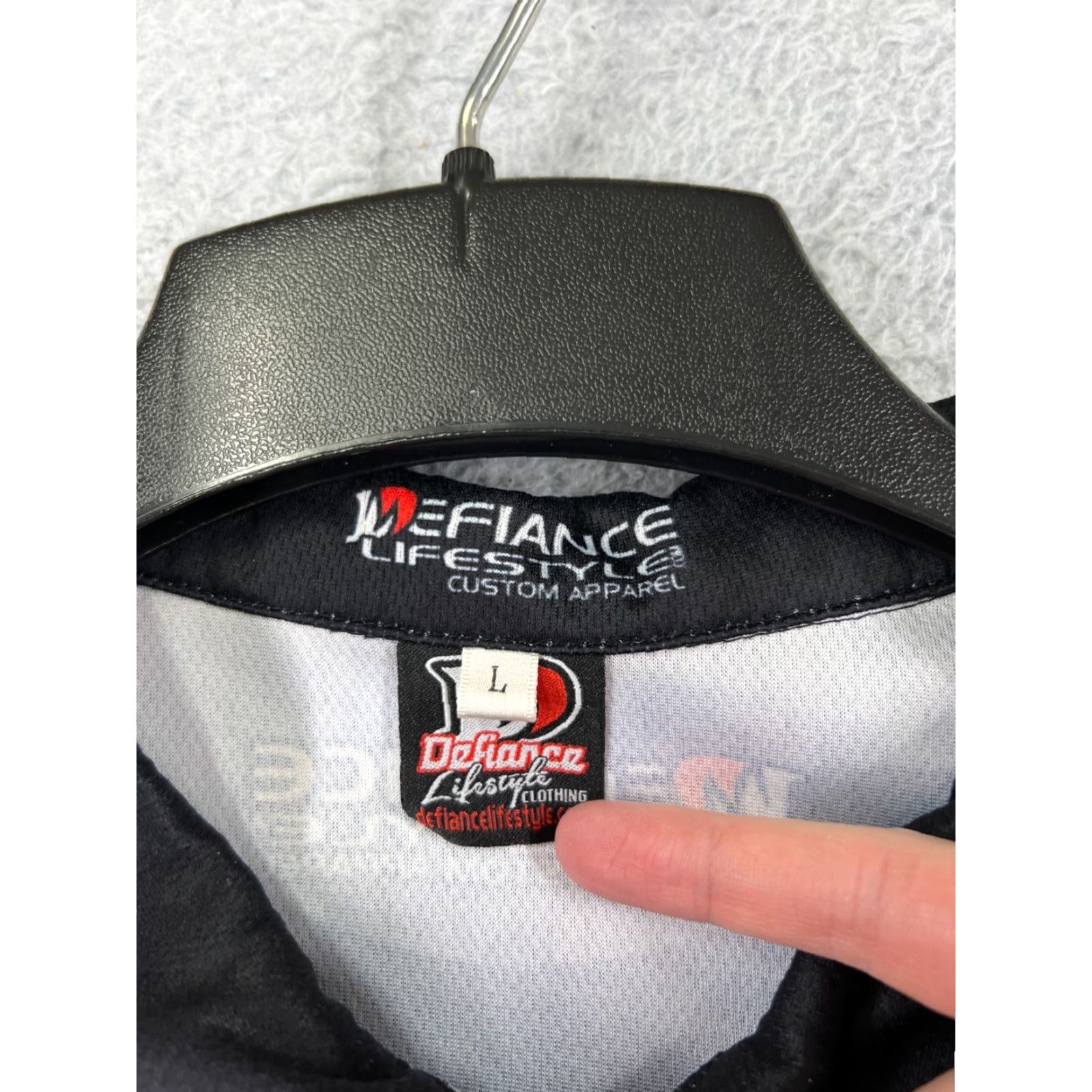 Vintage VINTAGE Worcs Racing Mens Jersey Shirt L Red Black Blue USA 90s Tees Logo Embroidered Size US L / EU 52-54 / 3 - 3 Thumbnail