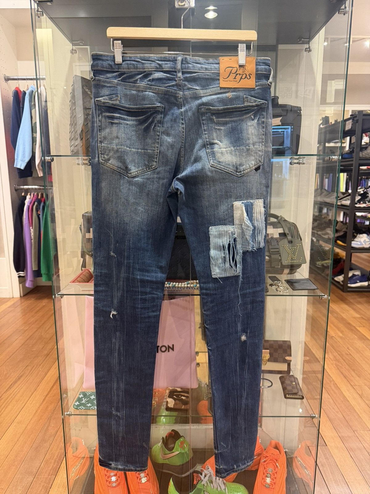 Prps PRPS Patchwork Barracuda Selvadge Denim Jeans Size US 32 / EU 48 - 2 Thumbnail