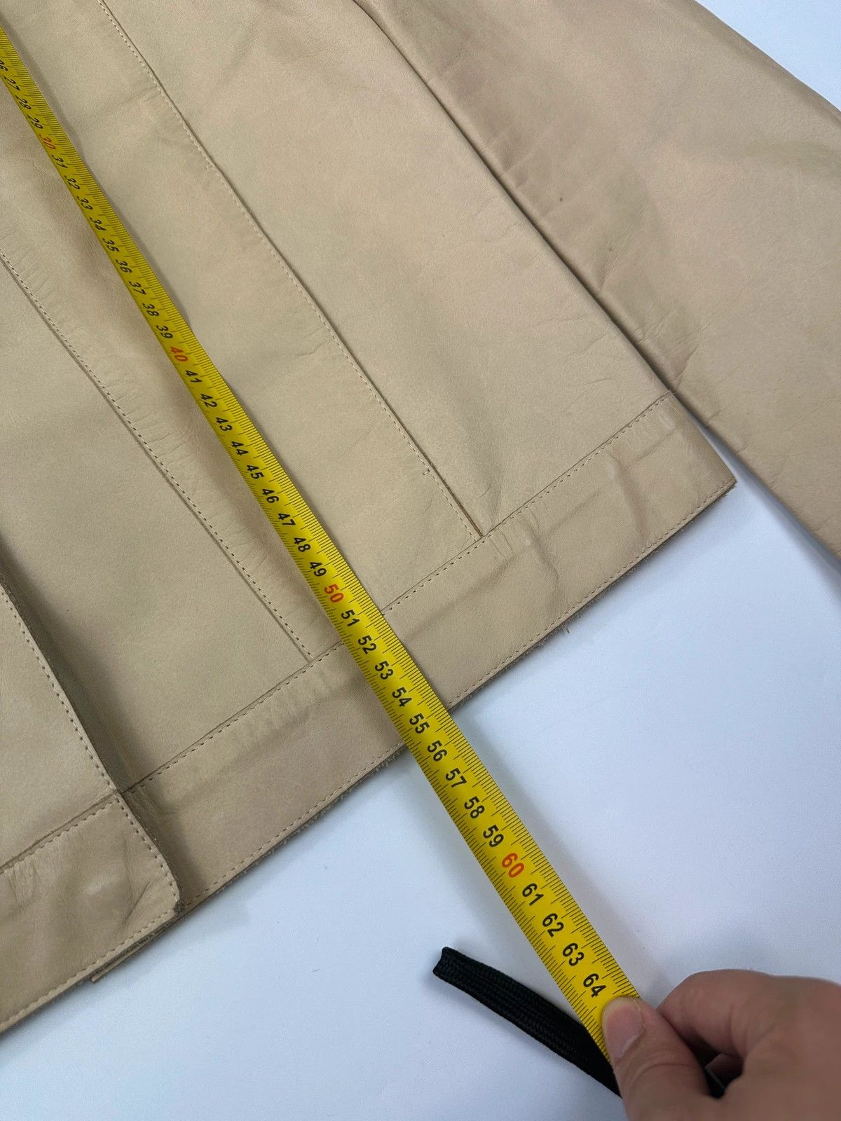 Prada Prada Milano SS99 Beige Leather CalfSkin Snap Buttons Jacket Size M / US 6-8 / IT 42-44 - 17 Thumbnail