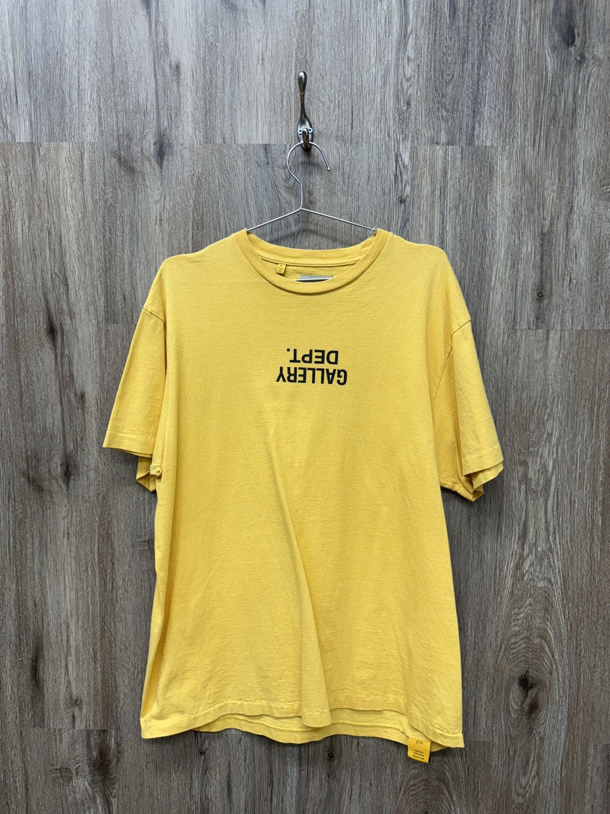 Gallery Dept. Gallery Dept Yellow Short Sleeve Size US L / EU 52-54 / 3 - 1 Thumbnail