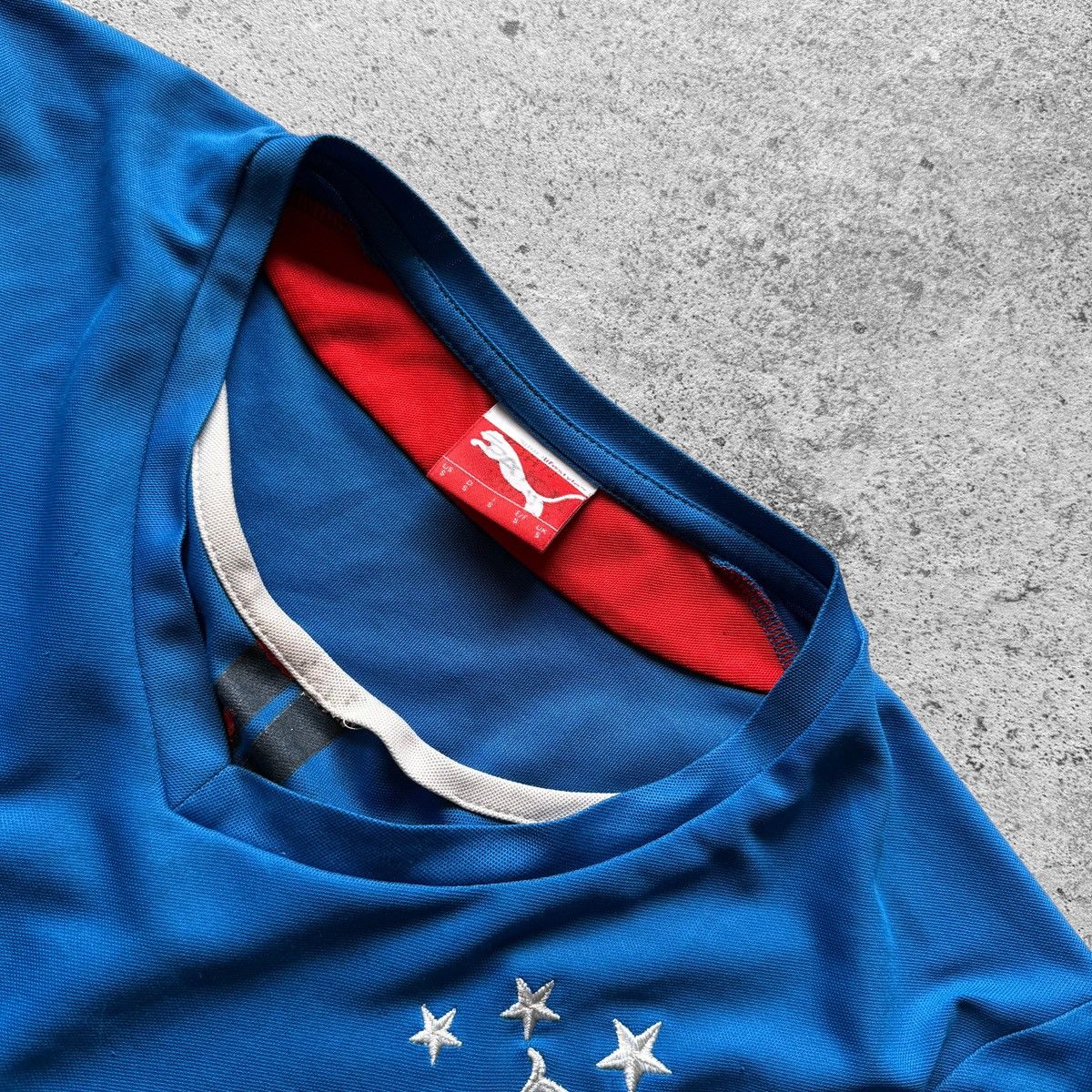 Puma Puma Mens Rangers FC 2013-14 Home Football Jersey T-Shirt Size US S / EU 44-46 / 1 - 4 Thumbnail